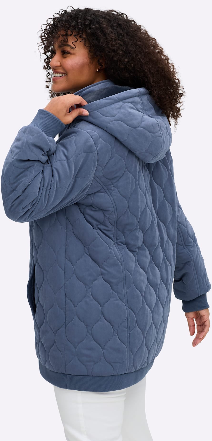 Sheego Blouson mit Kapuze