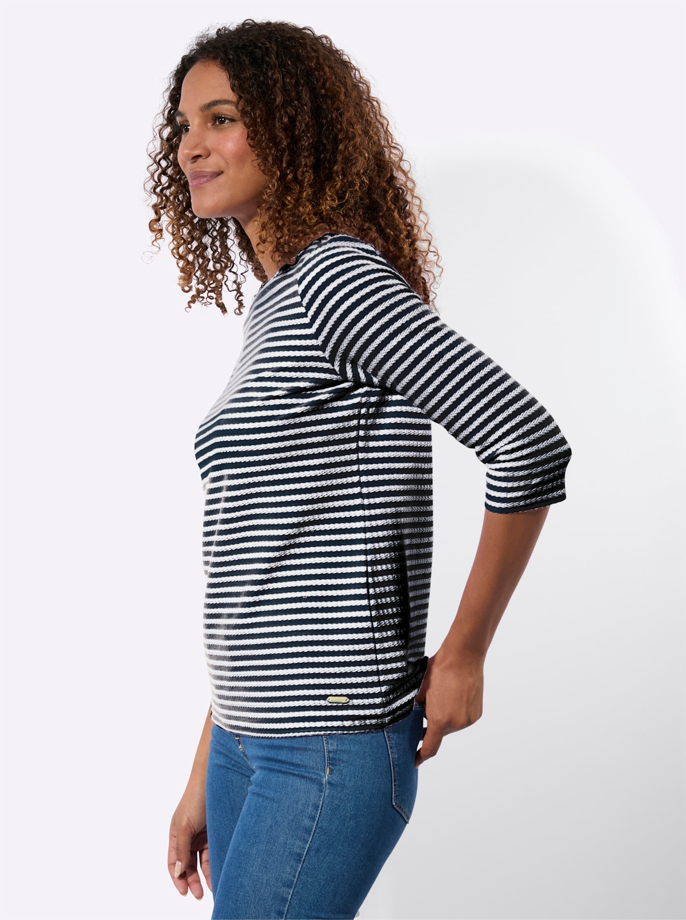 Casual Looks T-shirt à manches 3/4 »Ringelshirt« 1 pièces