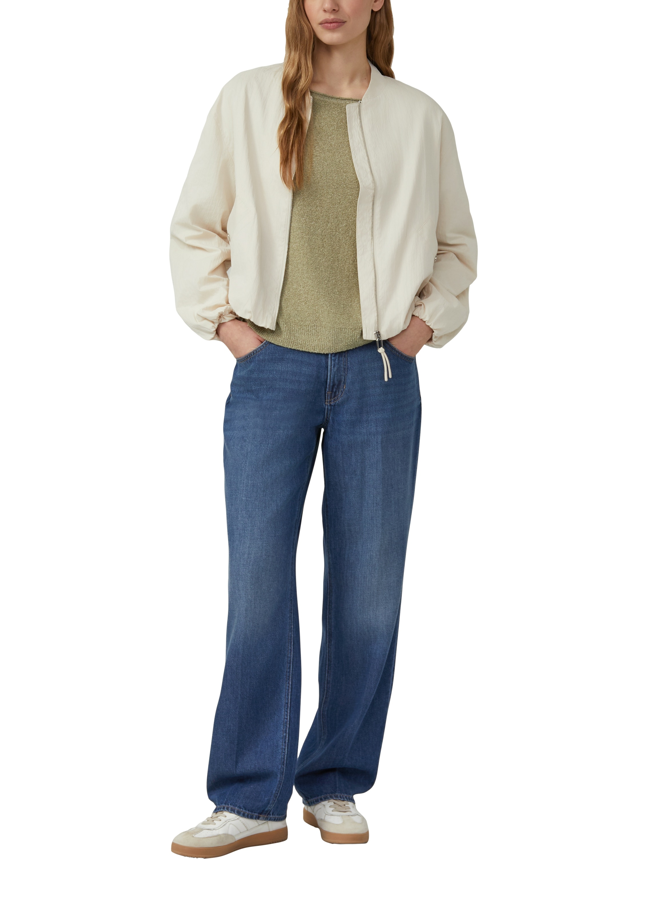 s.Oliver Pull en tricot Manches 3/4 avec col rond