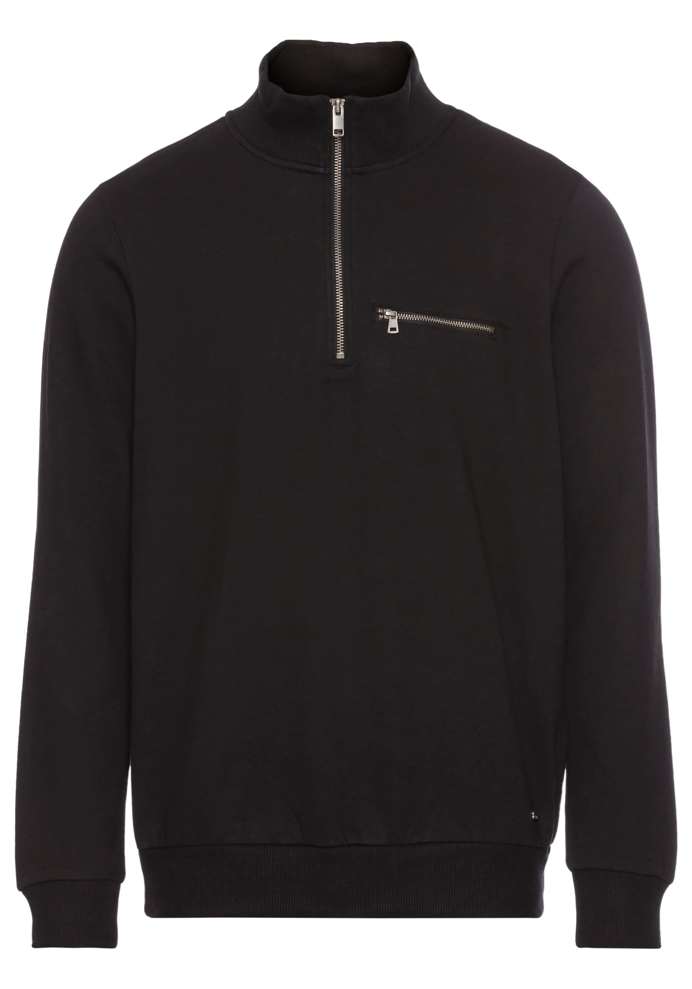 Bruno Banani Sweatshirt , mit Troyer Kragen
