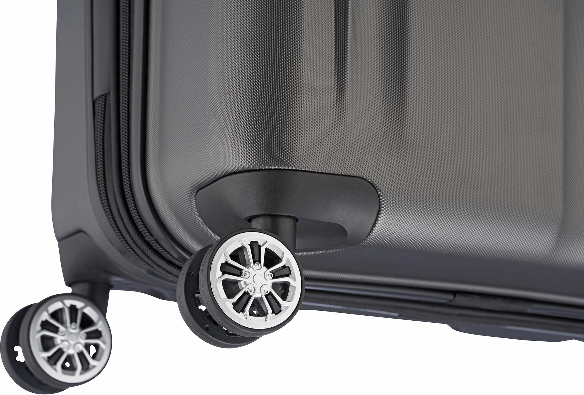 travelite Hartschalen-Trolley »CITY Reisekoffer Hartschale« 40 l 4 Rollen mit TSA-Schloss, robustes ABS Reisegepäck