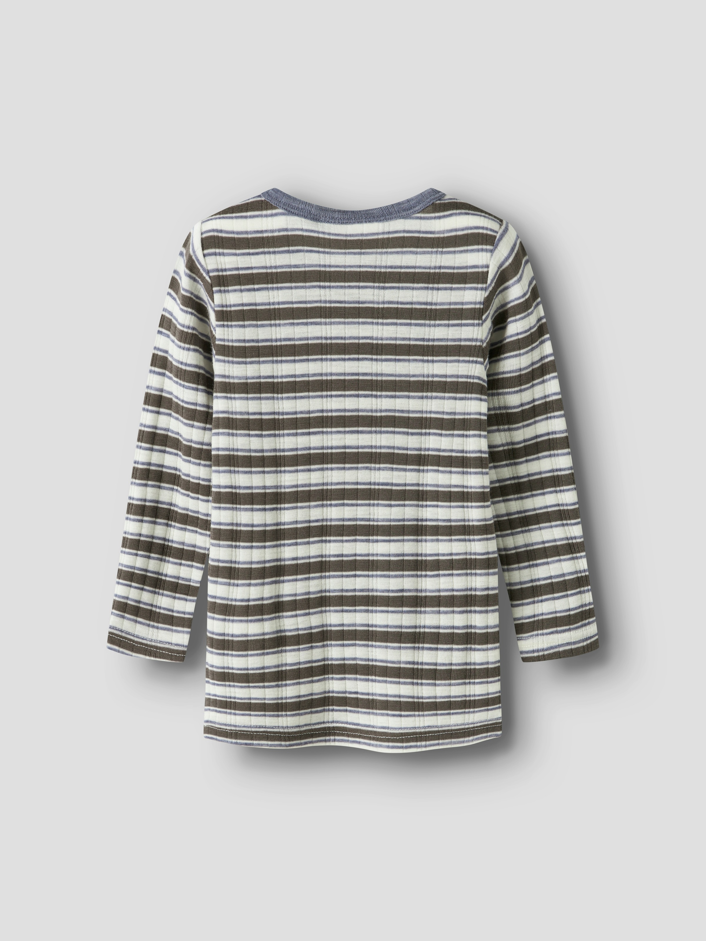 Name It T-shirt à manches longues »NMMWANG WOOL NEEDLE LS TOP NOOS« Laine, coupe régulière