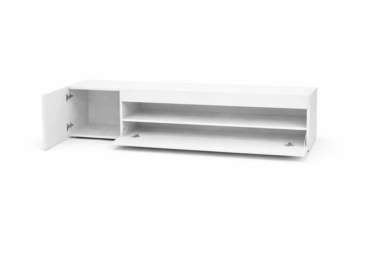 GOODproduct Table basse »LORENZO 1, TV-Board, TV-Kommode, TV-Schrank, TV-Unterschrank, TV-Möbel« Modernes lackiertes Hochglanz TV-Board, grifflos, Breite 155 cm