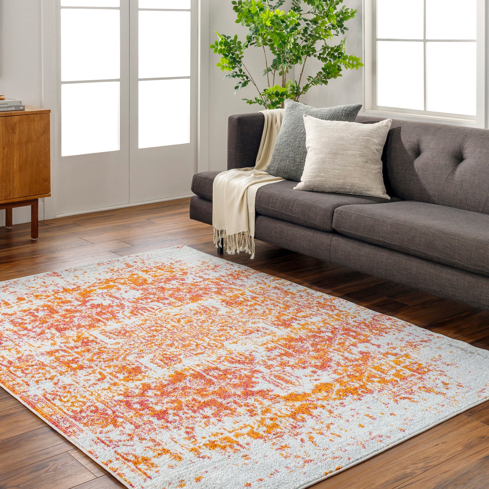 Livabliss Teppich »SYRACUSA« rechteckig 11 mm Höhe Kurzflor Orientteppich, Wohnzimmer, Schlafzimmer, Orange