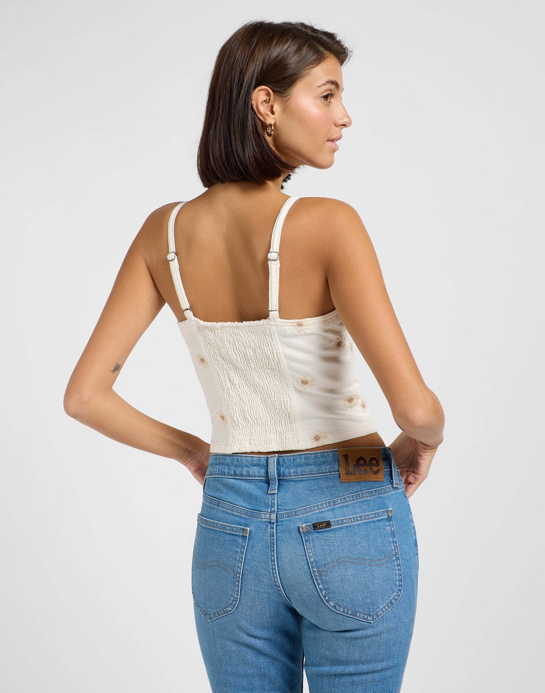 Lee® Kurzarmshirt »Lee Top Embroidery Top«