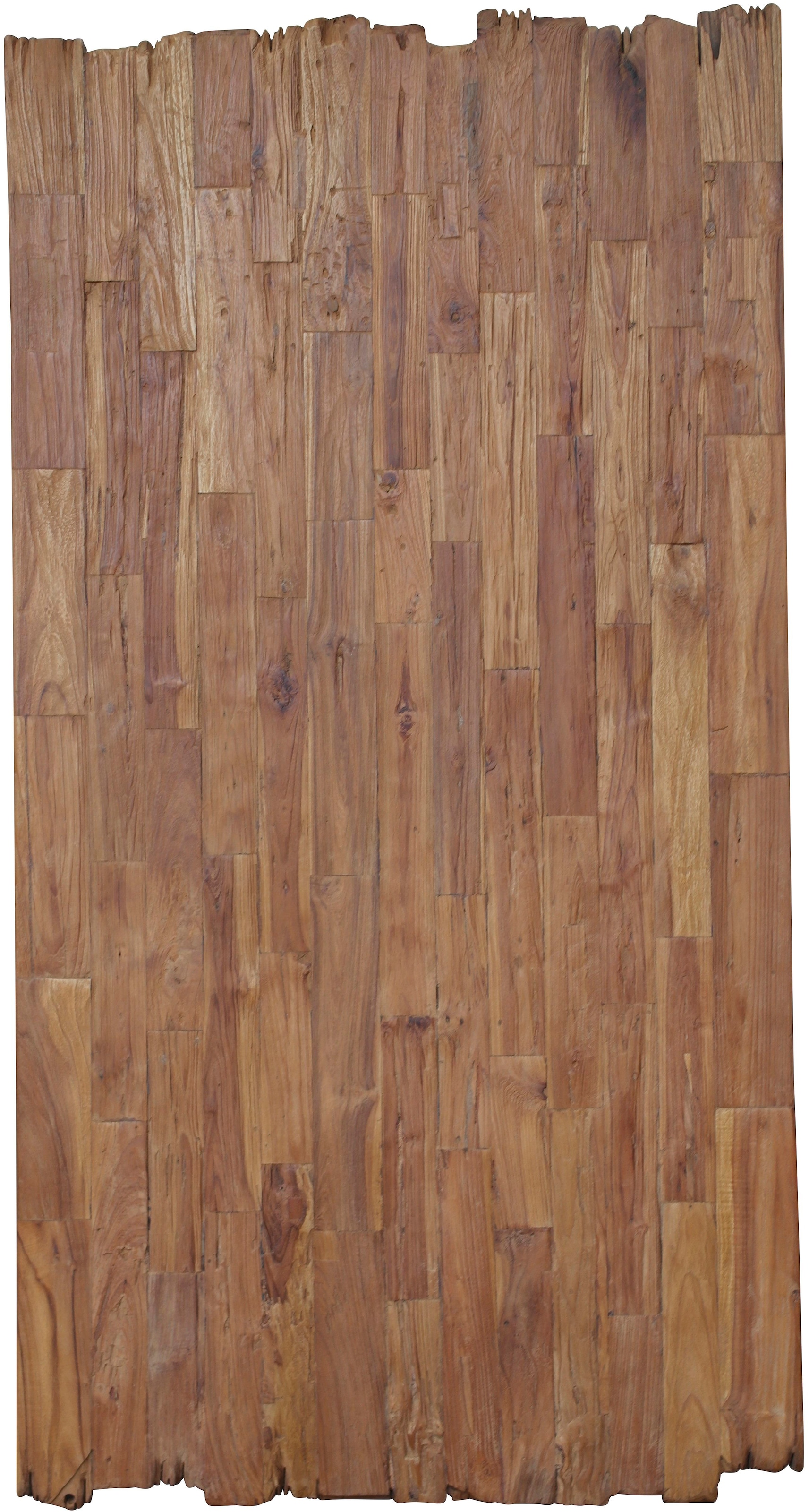 SIT Plateau de table »Tivoli aus recyceltem Teakholz mit rustikaler Bruchkante« 1 cuis tlg. Plateau de table épais de 50 mm avec bord marqué irrégulier