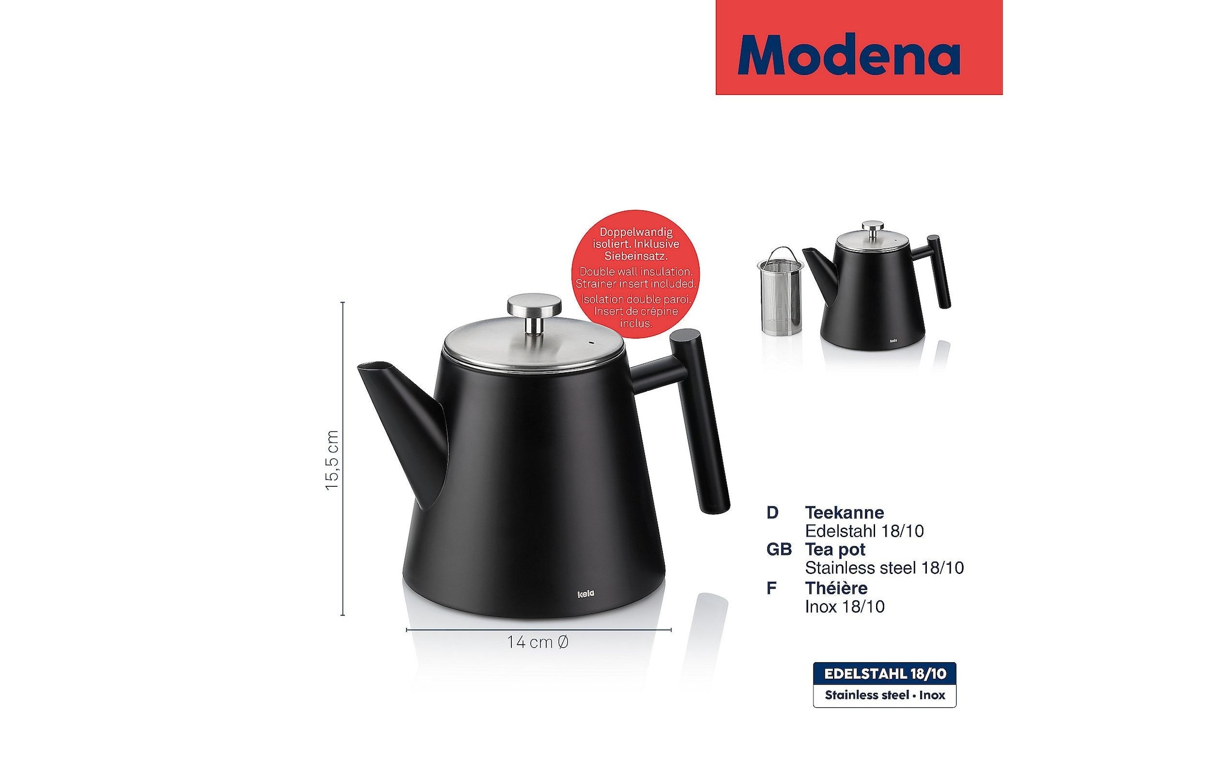 kela Théière »Modena 1 Liter« 1 l