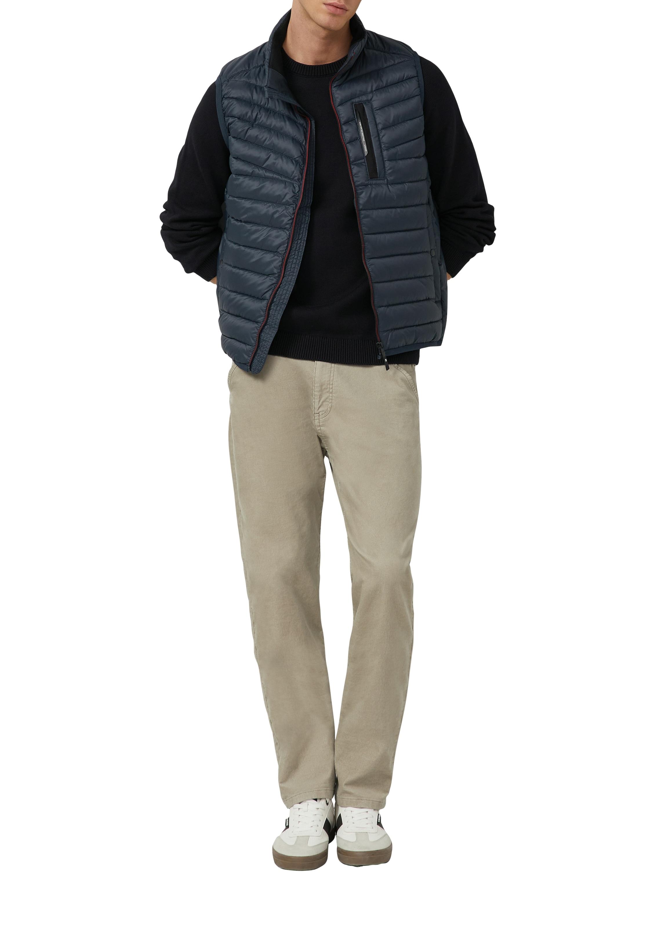 s.Oliver Rundhalspullover , mit Logo Stickerei
