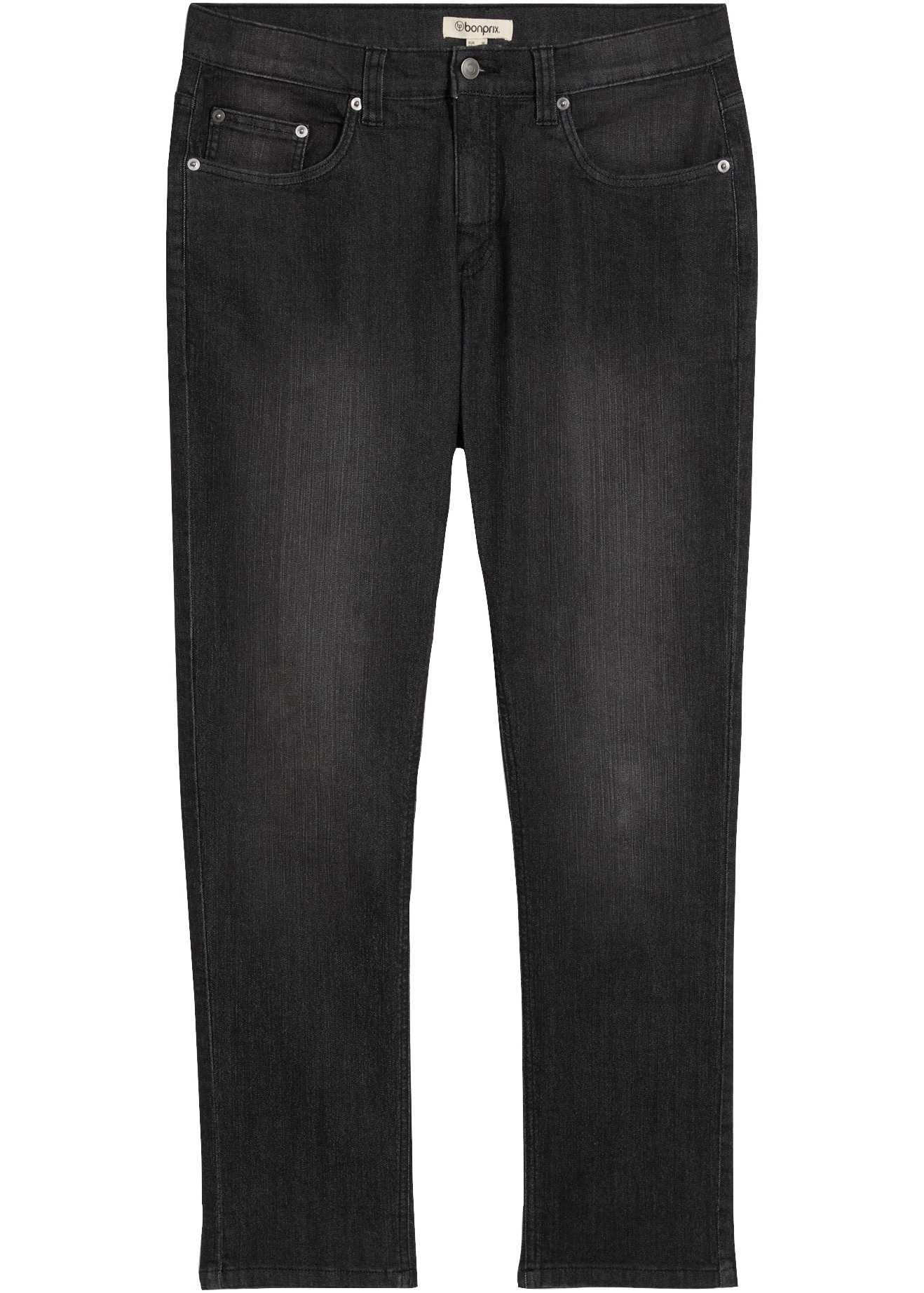 bonprix Jeans slim »Leichte Slim Fit Stretch-Jeans, Straight« avec léger effet délavé