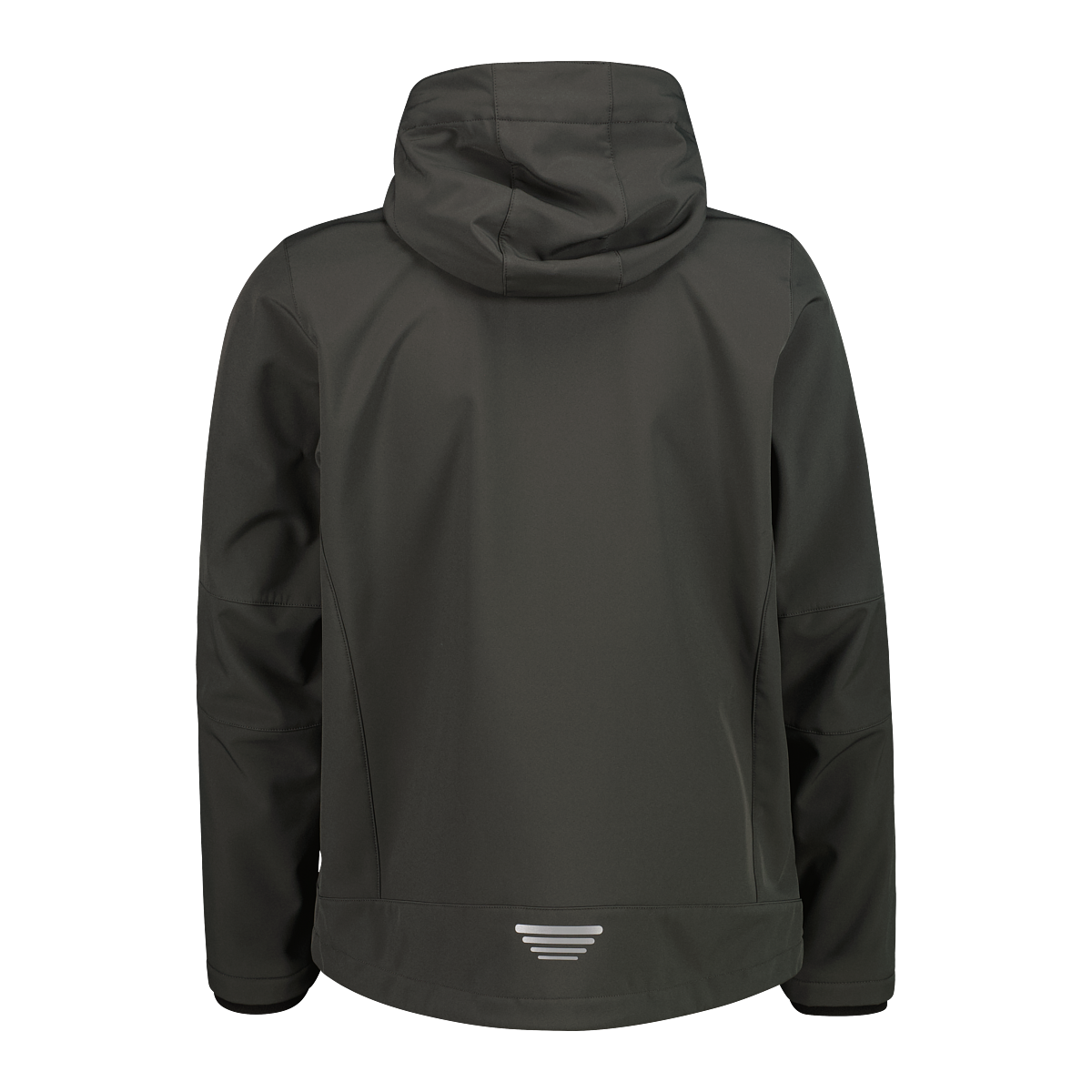 CMP Veste softshell avec capuche avec col montant, triple couche, déperlant, coupe-vent