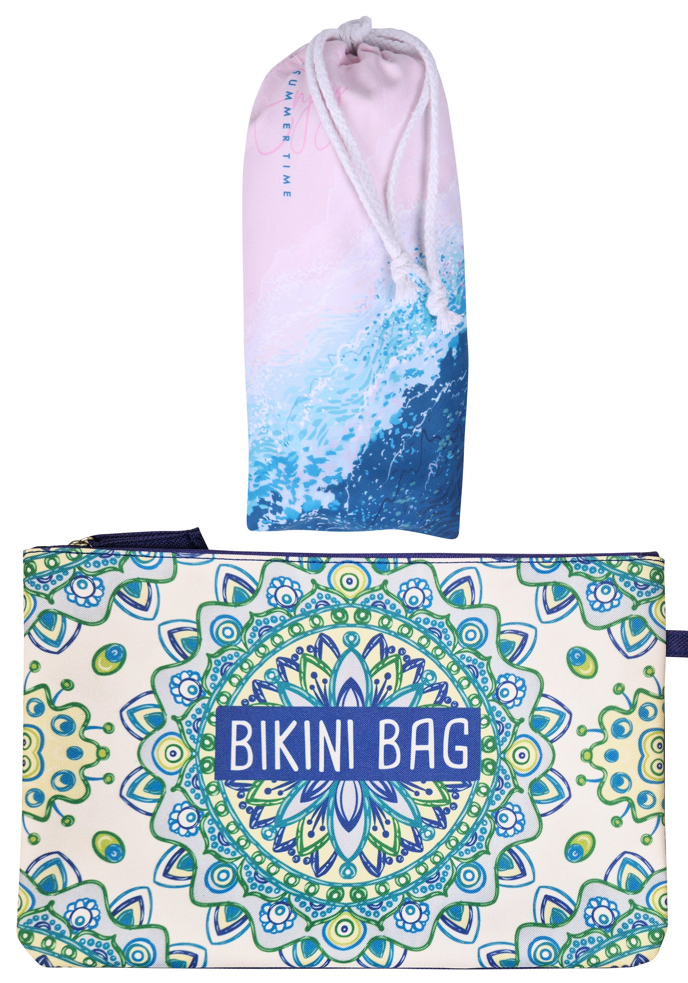 Capelli New York Serviette de plage schnelltrocknend, inkl. praktischer Tasche