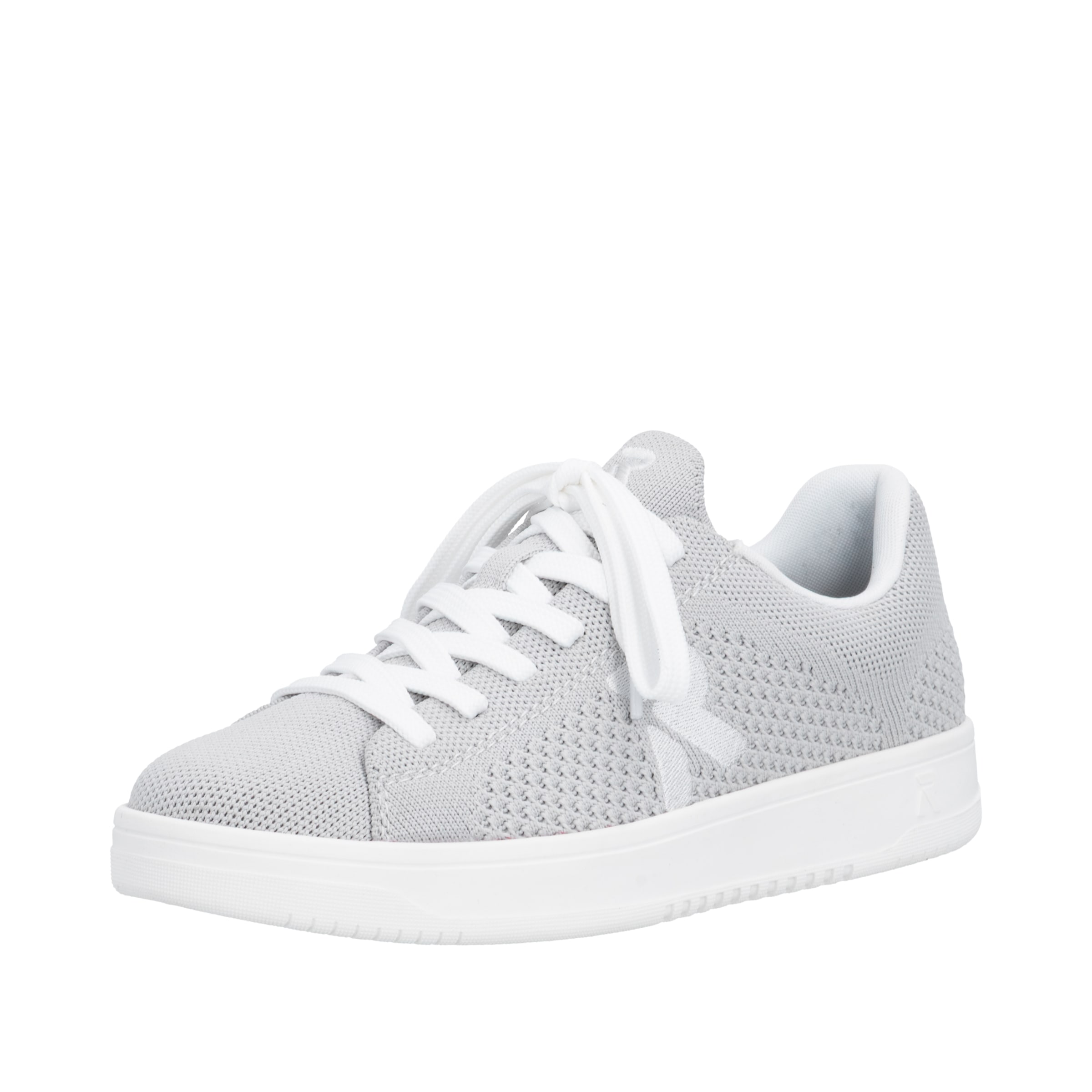 RIEKER Sport Baskets à plateforme  Sneaker slip-on, chaussure basse, sneaker décontracté avec laçage appliqué