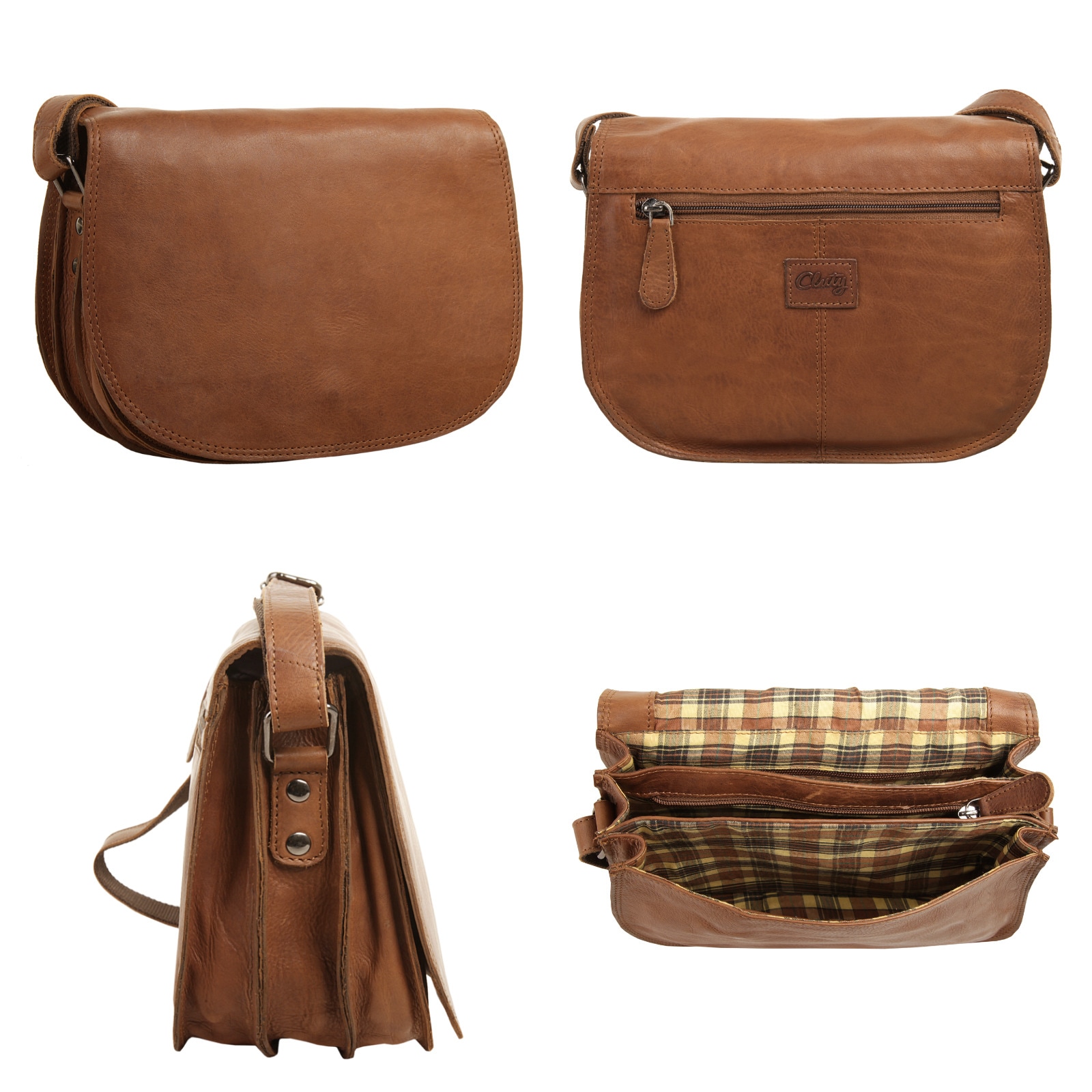 Cluty Umhängetasche echt Leder