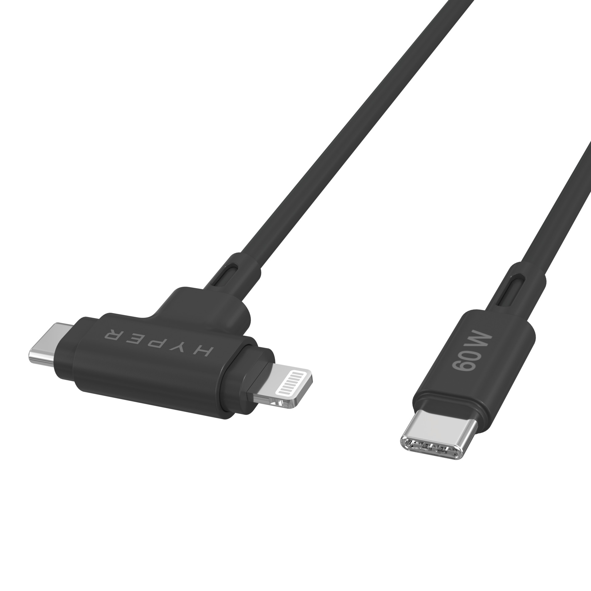 Targus Câble USB »HyperJuice Silicone USB-C zu USB-C Lightning Hybrid 60W«