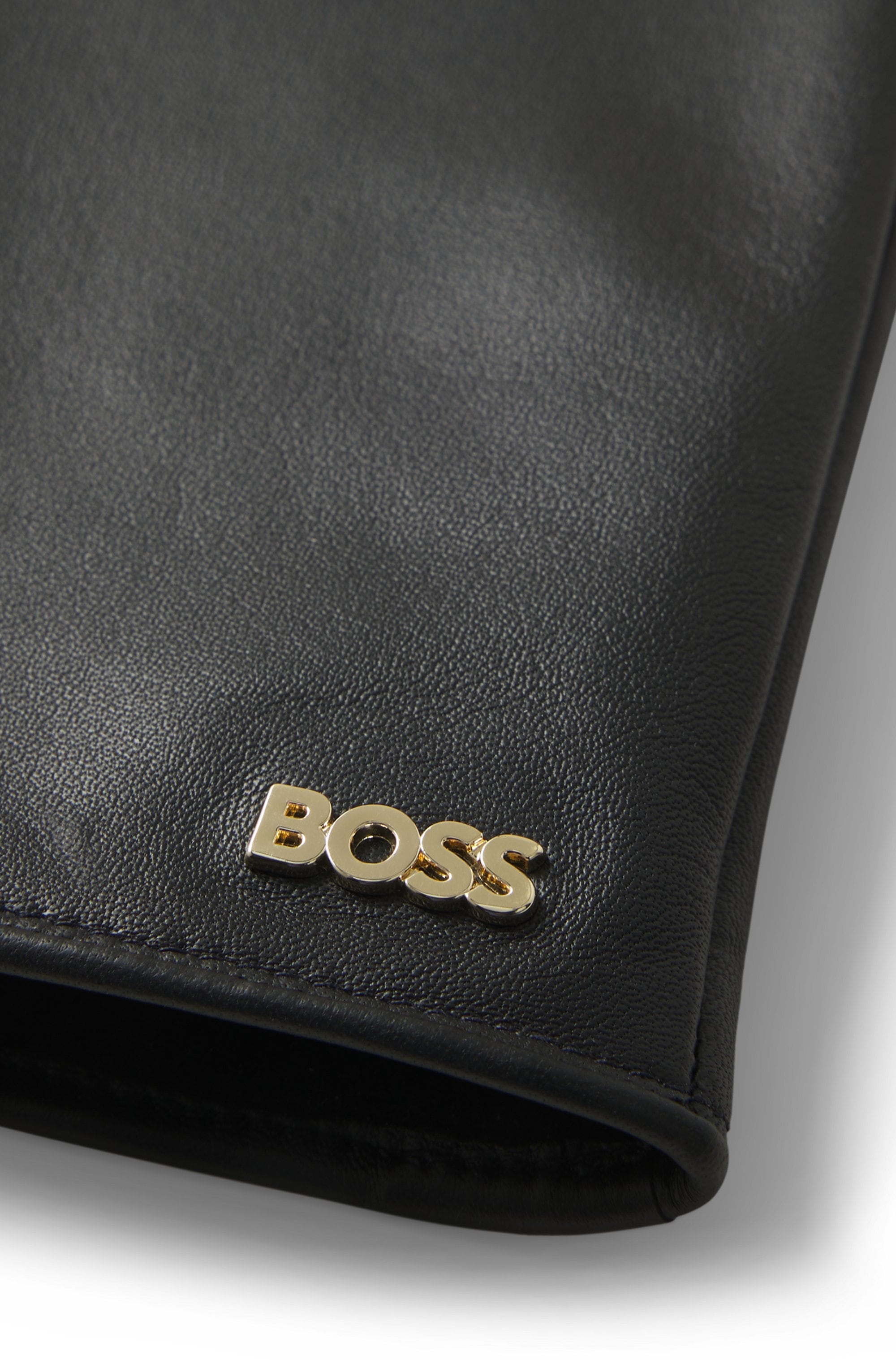 BOSS Gants en cuir »Gueen ME« avec Touch Tech Fingertips