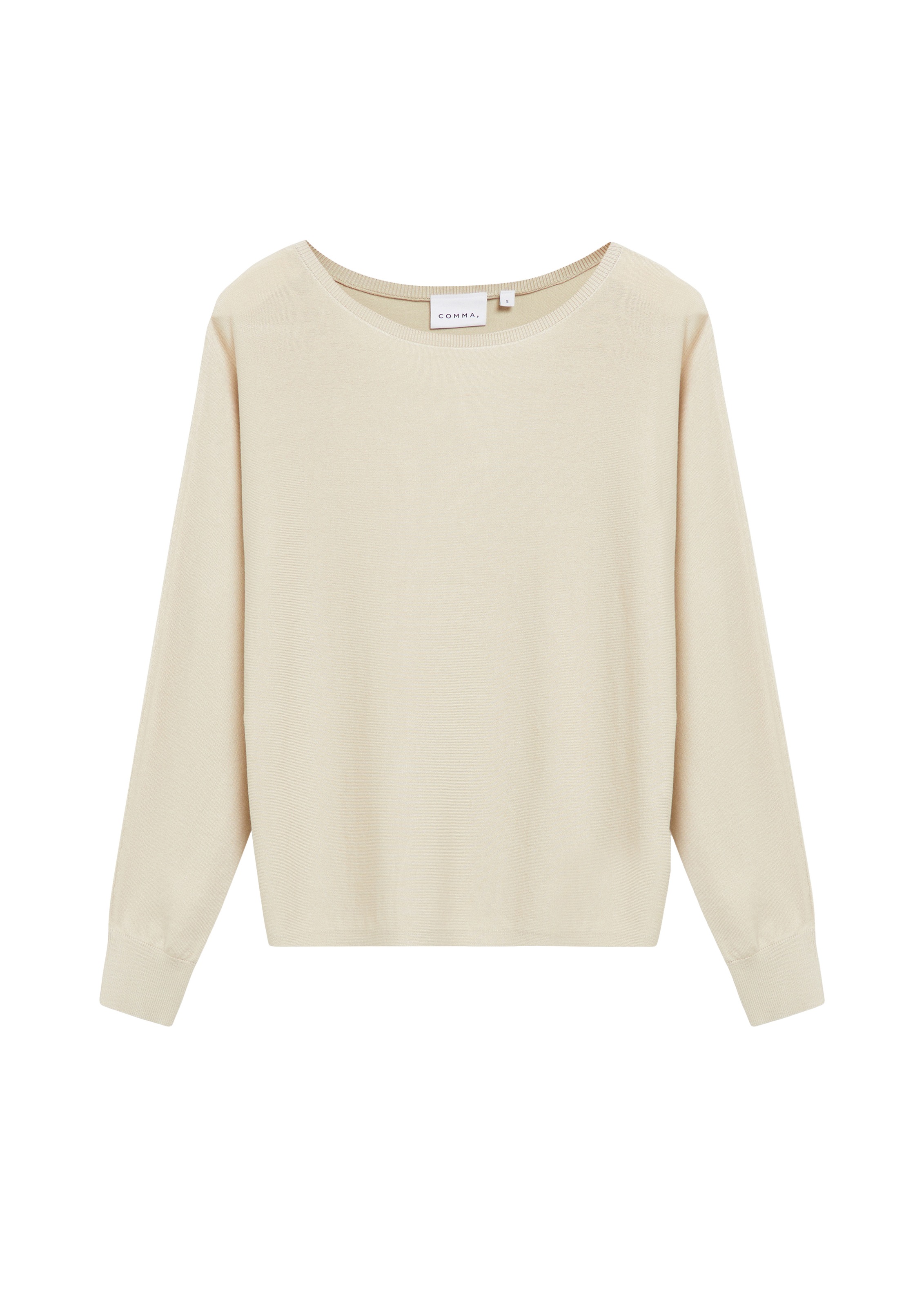 Comma Strickpullover Rundhals / mit Viskose