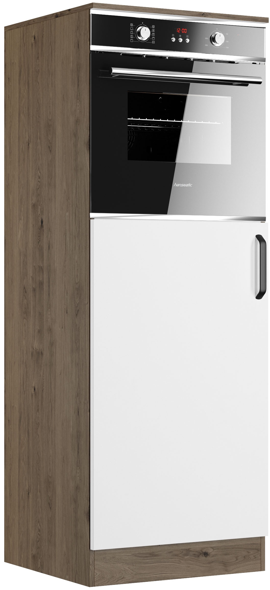 wiho Küchen Backofen/Kühlumbauschrank »Elba« Masse (B/H): 60/165 cm