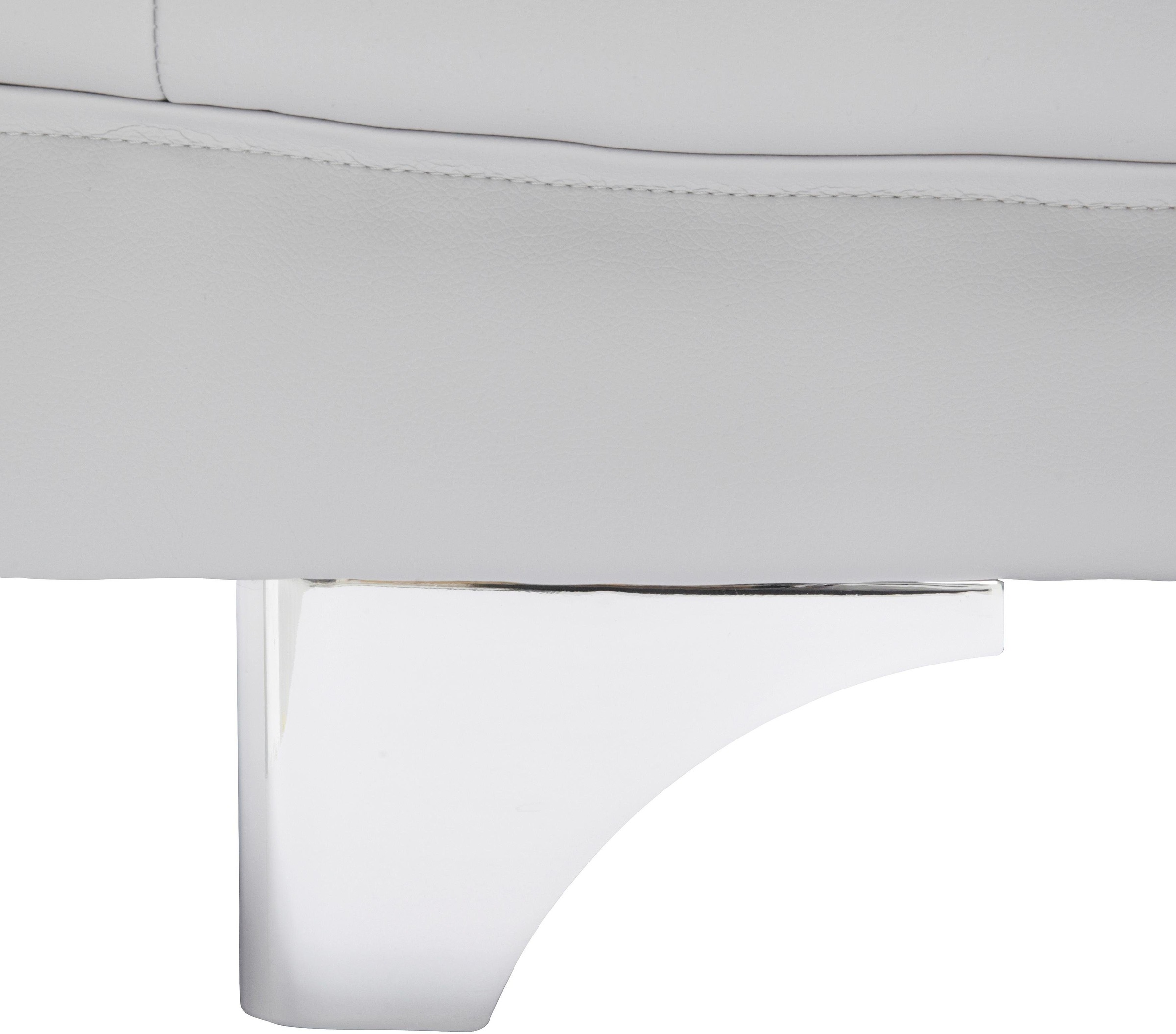 COTTA Ensemble rembourré »Enterprise L-Form« Set,  Set bestehend aus: Ecksofa mit Arm- & Kopfteilverstellung & Hocker