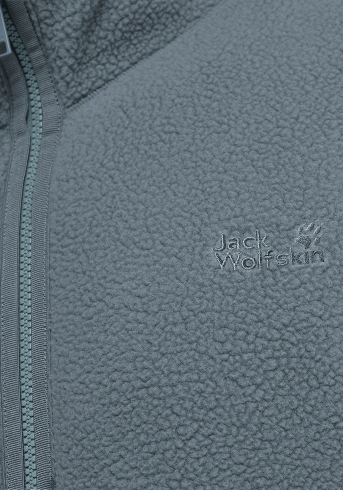 Jack Wolfskin Veste polaire »LITE CURL FZ M« design à manches longues avec fermeture éclair, déperlant, coupe-vent