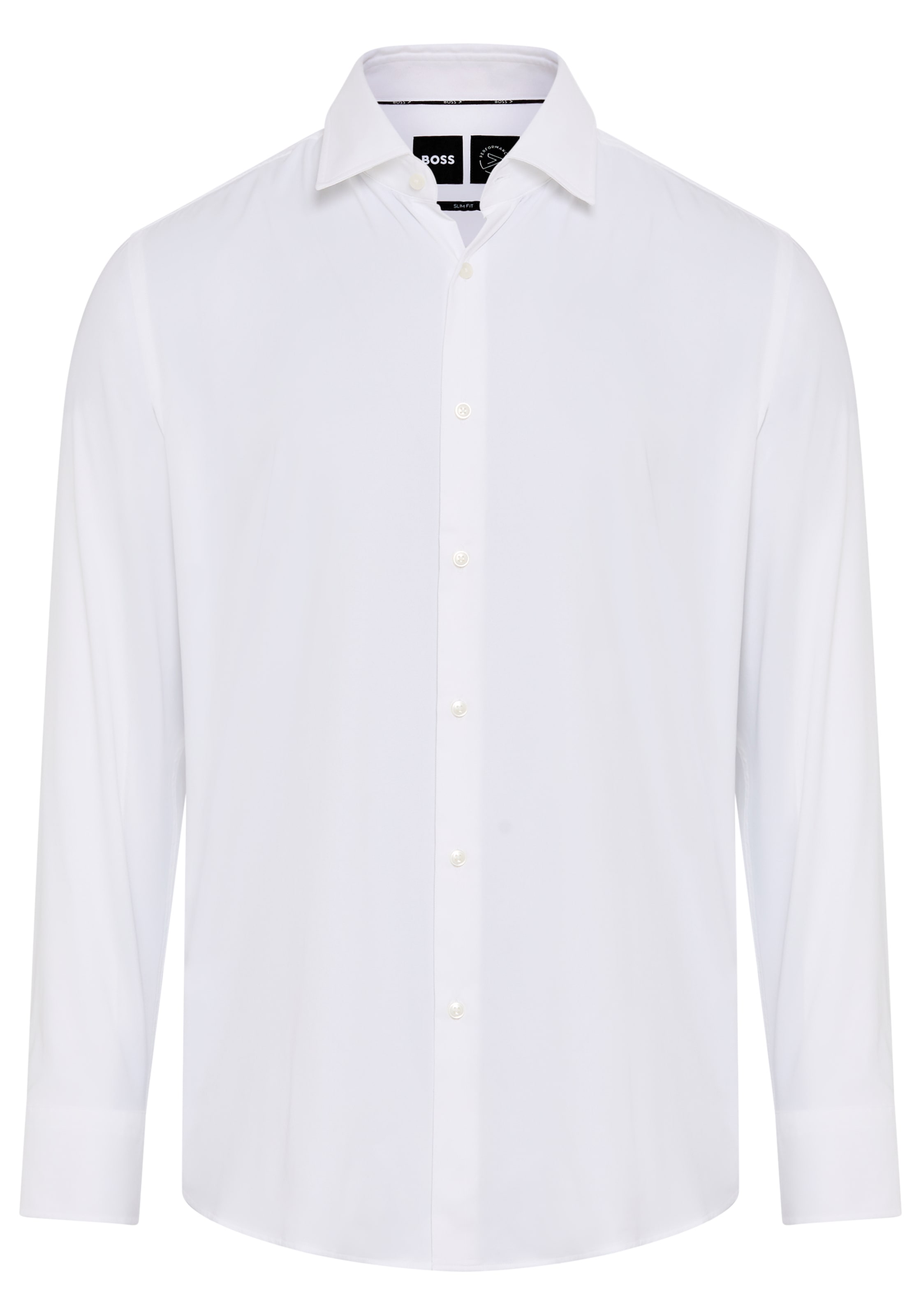 BOSS Chemise d'affaires »HANK« Slim-Fit, aus funktionalem Stretch-Twill, Kentkragen