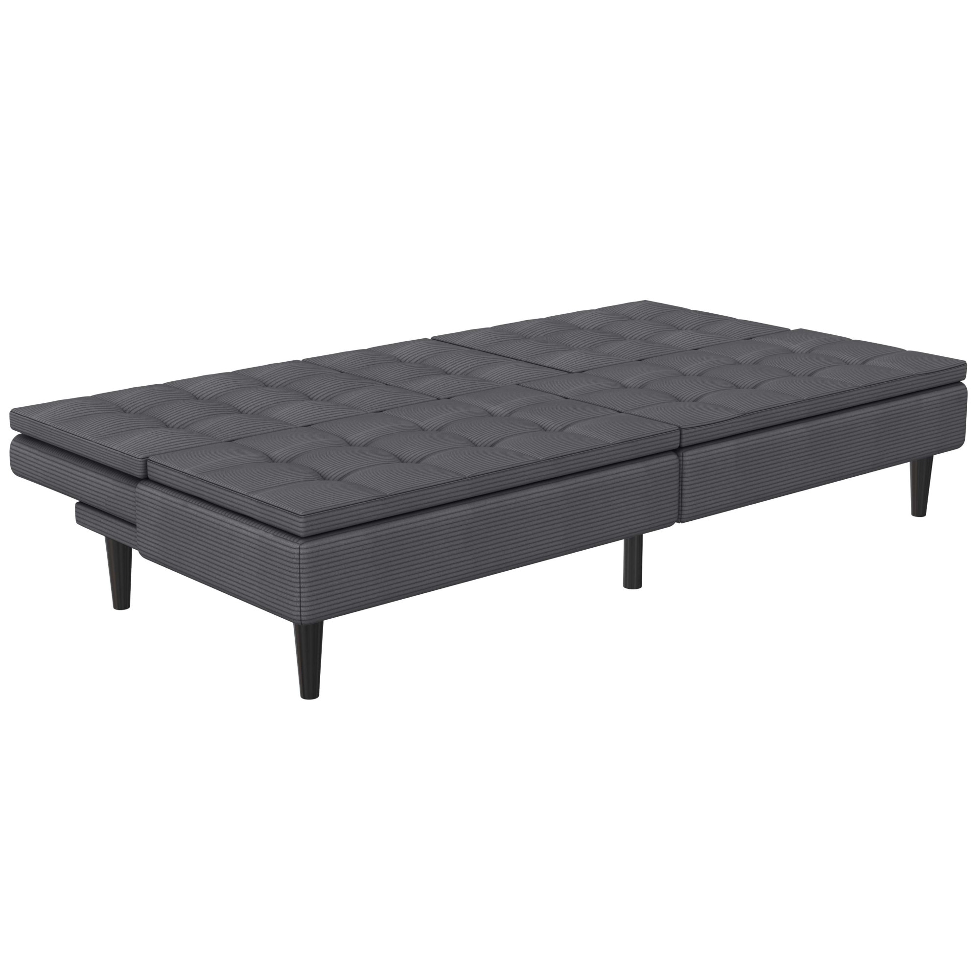 Dorel Home Schlafsofa »MAINE, Kinosofa mit Relax- und Bettfunktion, 2 Getränkehalter,« Liegefläche 190 x 110 cm, in Cord