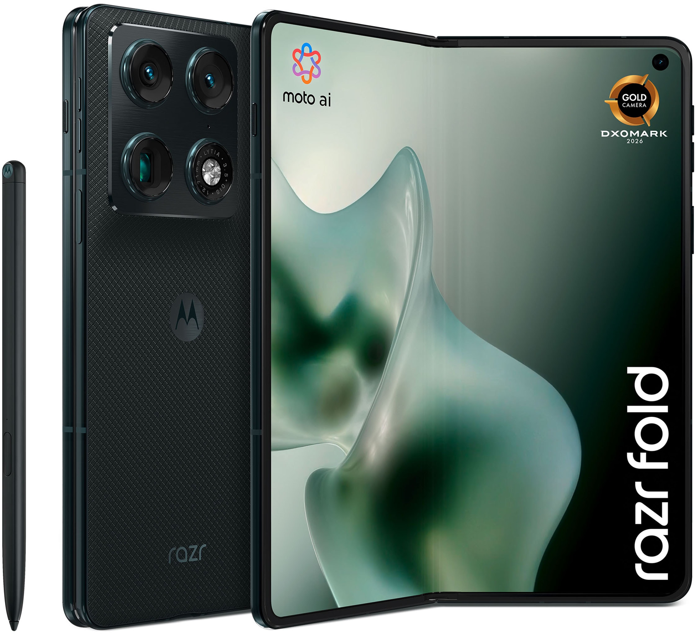 Motorola Smartphone »razr fold« PANTONE® Blackened Blue