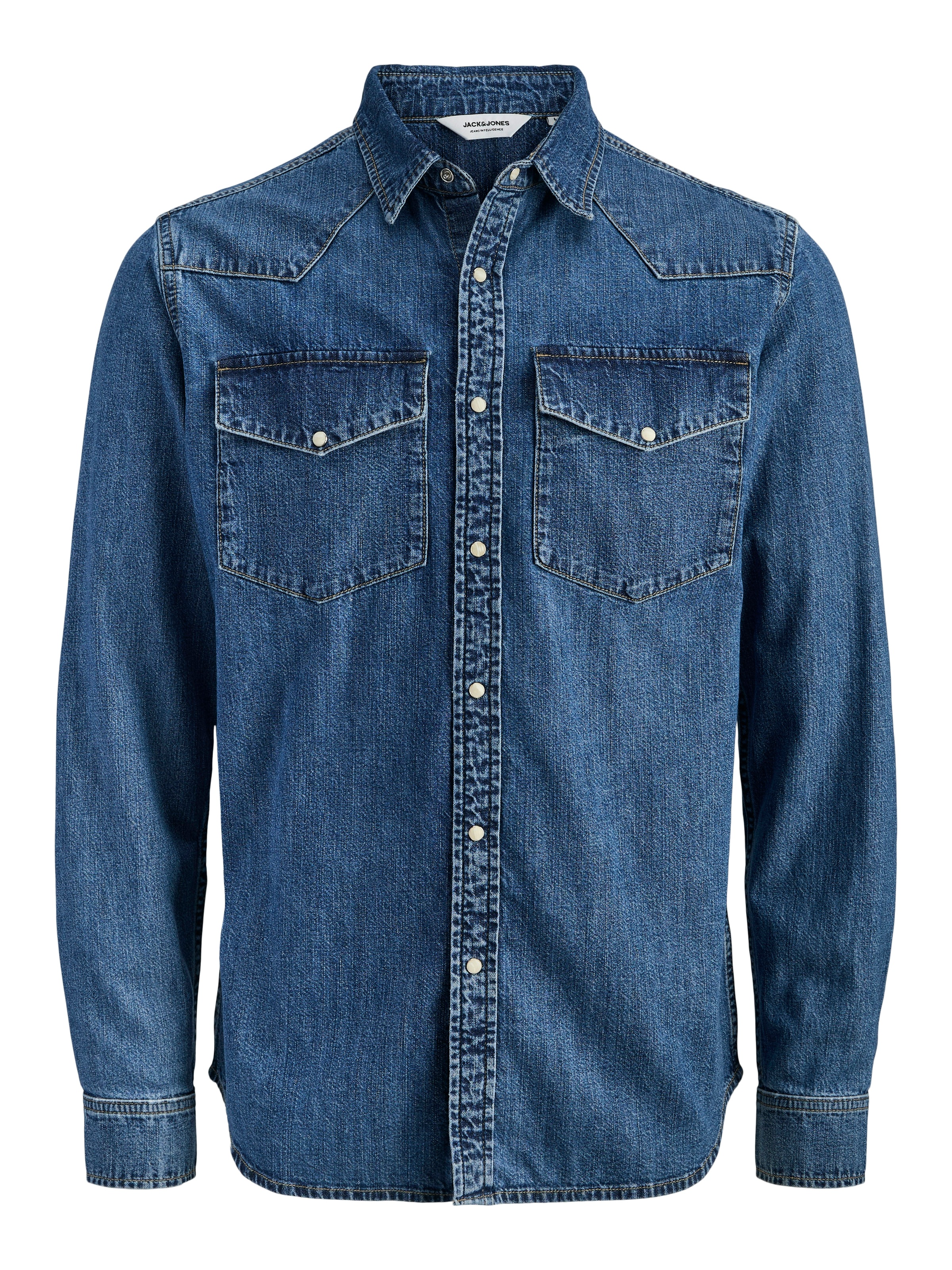 Jack & Jones Jeanshemd »JJEWESTERN JJSHIRT AT 187 NOOS« mit Brusttaschen