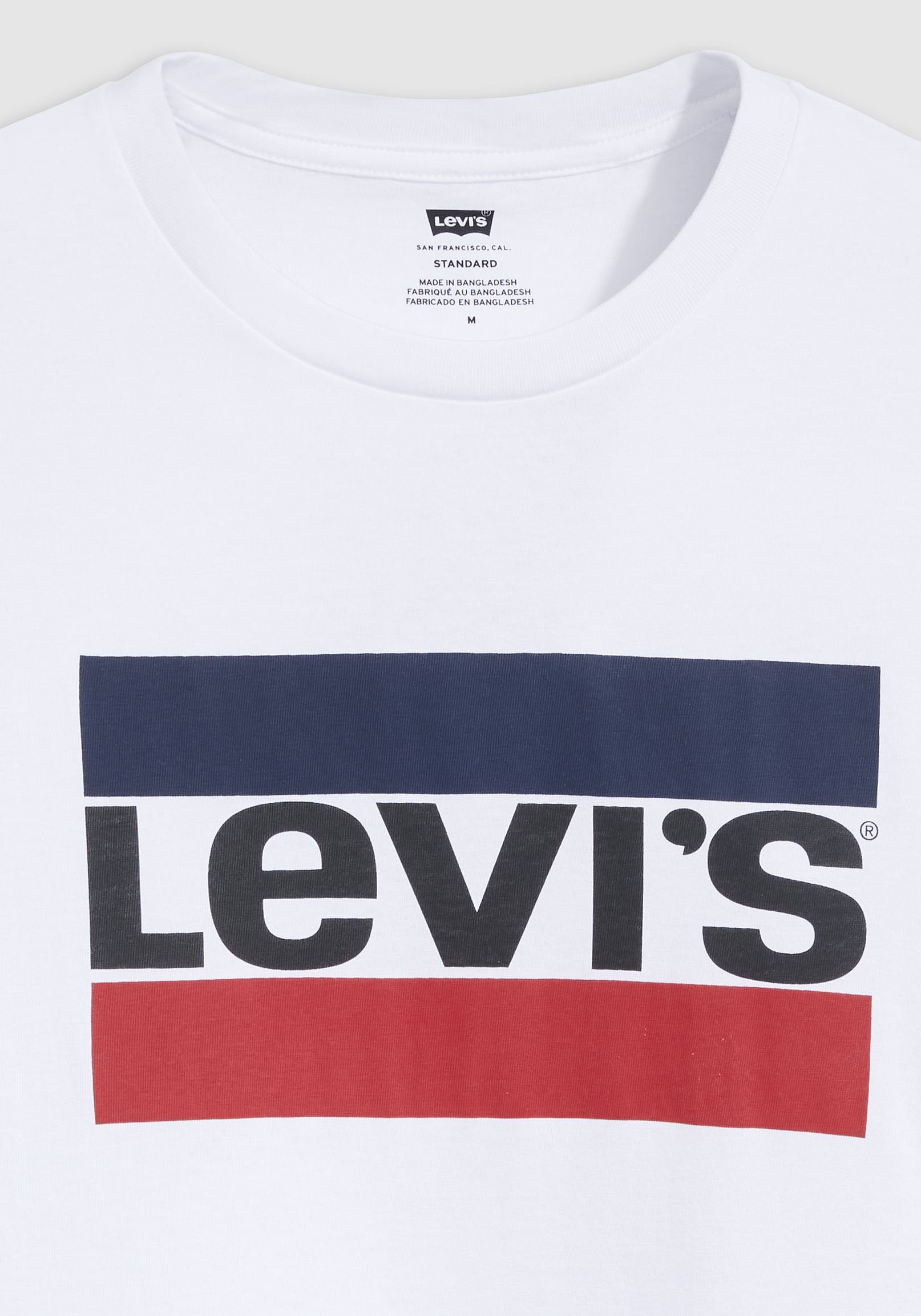 Levi's® T-shirt mit grossem Logoprint