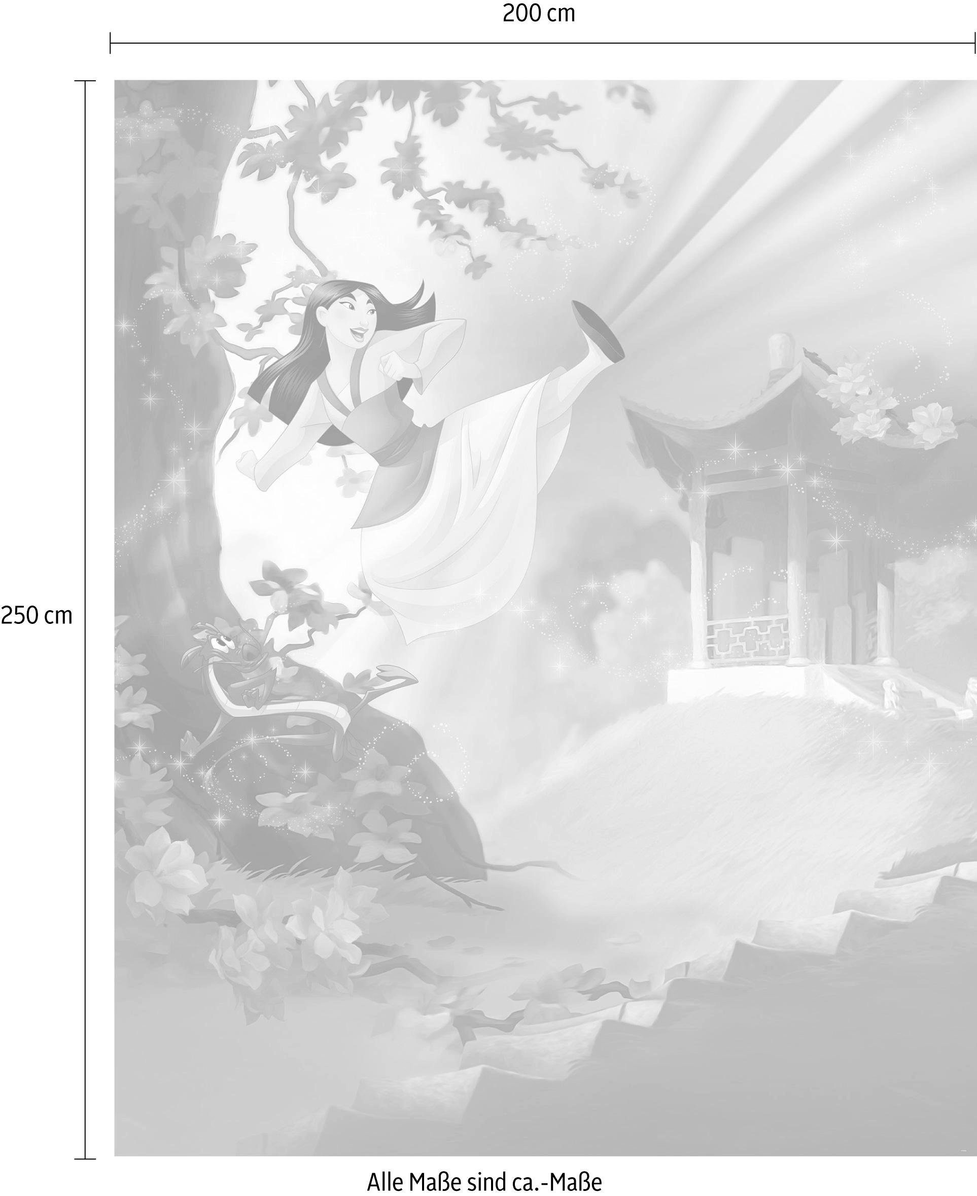 Komar Vliestapete »Digitaldruck Vlies -  Mulan - Grösse 200 x 250 cm« bedruckt glatt Wohnzimmer, Schlafzimmer