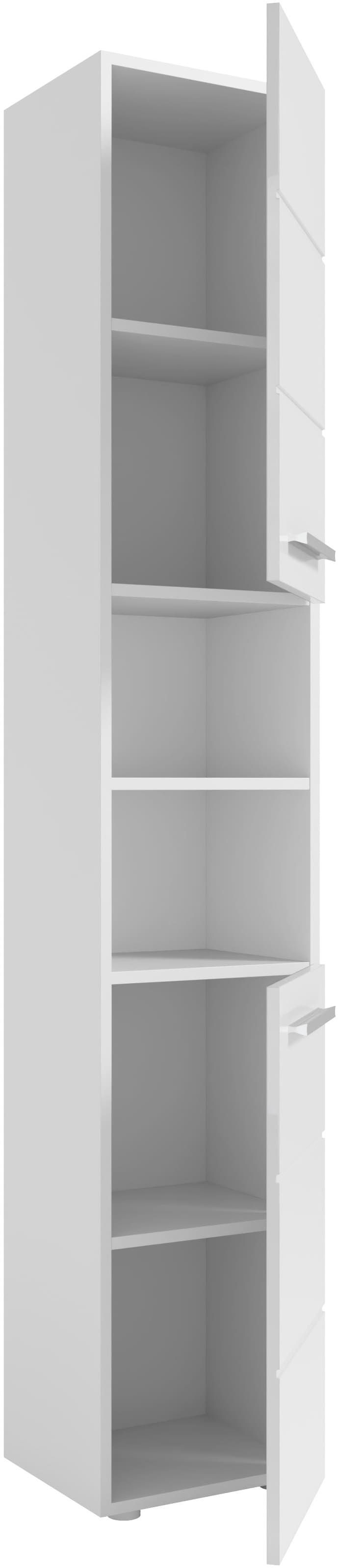 BASIC by Balculina Hochschrank »Mandi« 1 Stk. tlg. Breite 34cm, hochglanz Front