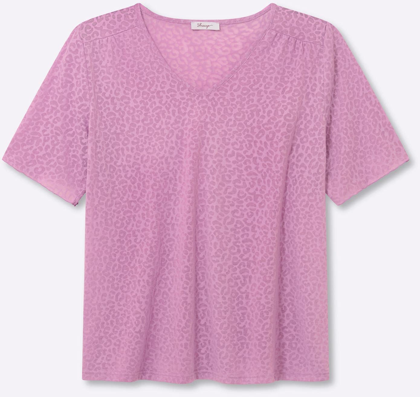 Sheego Shirt à col rond »T-Shirt« 1