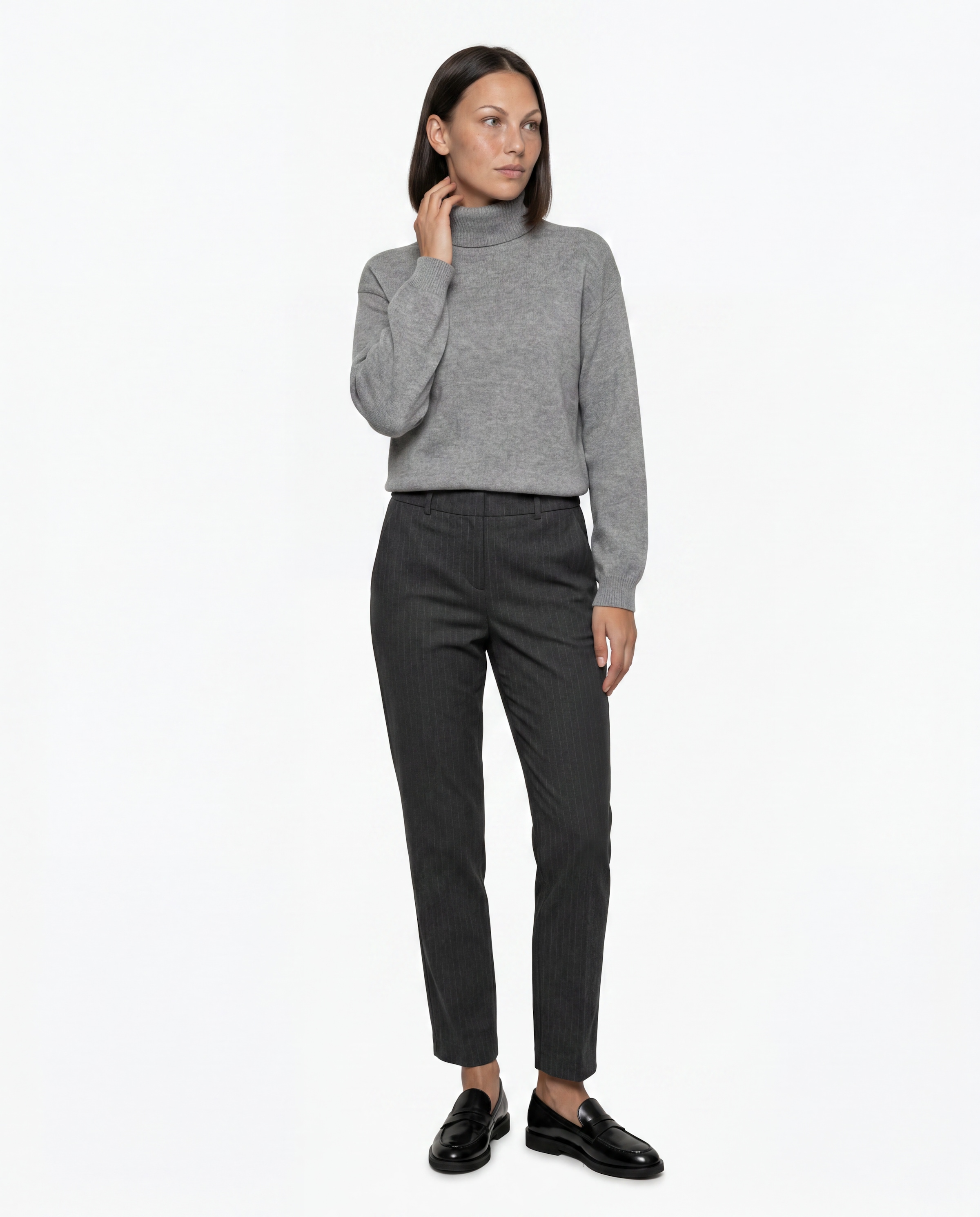Stehmann Pantalon 7/8 »Fluor10-720«  im Chino-Style und mit Nadenstreifen