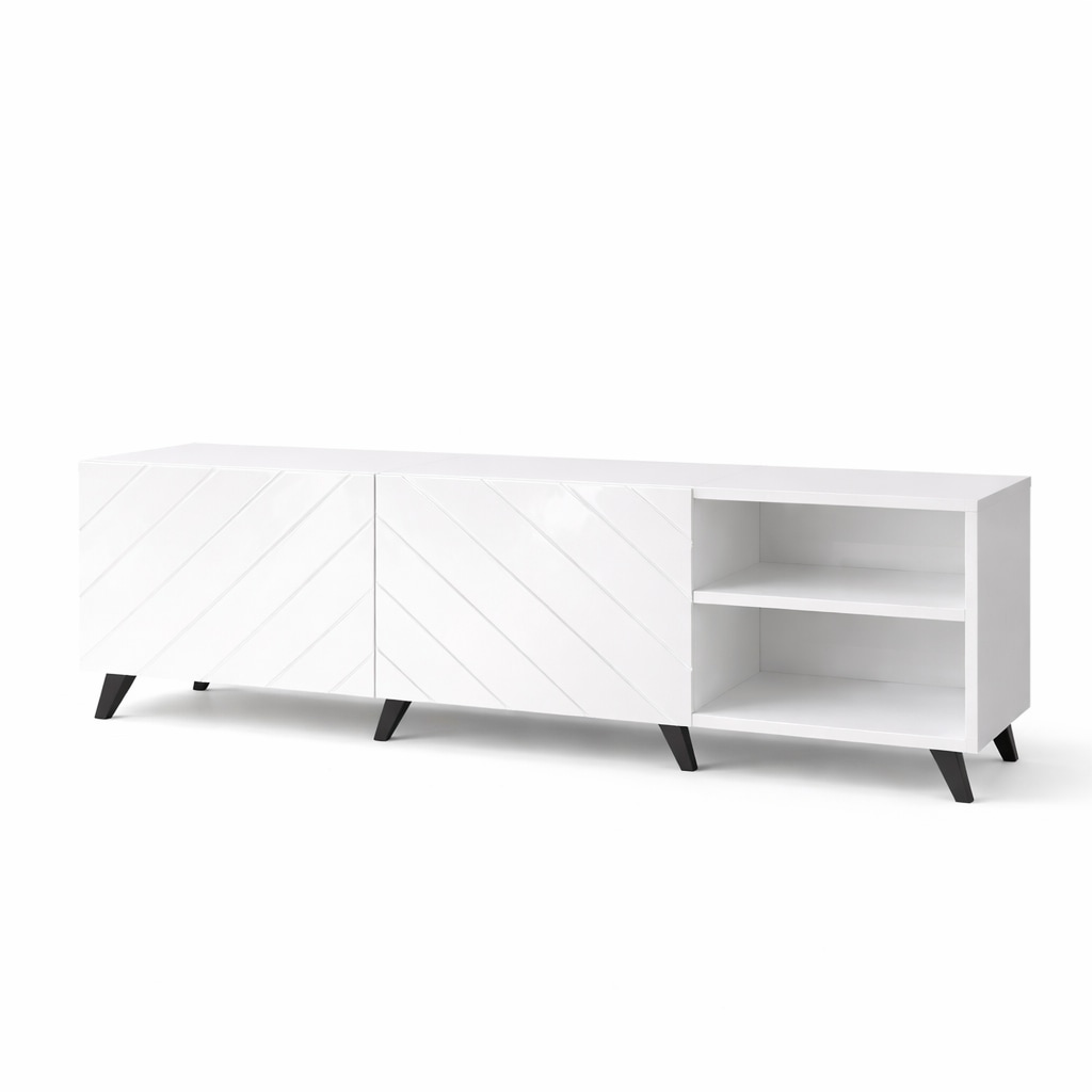 GOODproduct Lowboard »HOLLY 1.5, TV-Board, TV-Kommode, TV-Schrank, TV-Unterschrank, TV-Möbel« Modernes lackiertes Hochglanz TV-Board, grifflos, Breite 150 cm