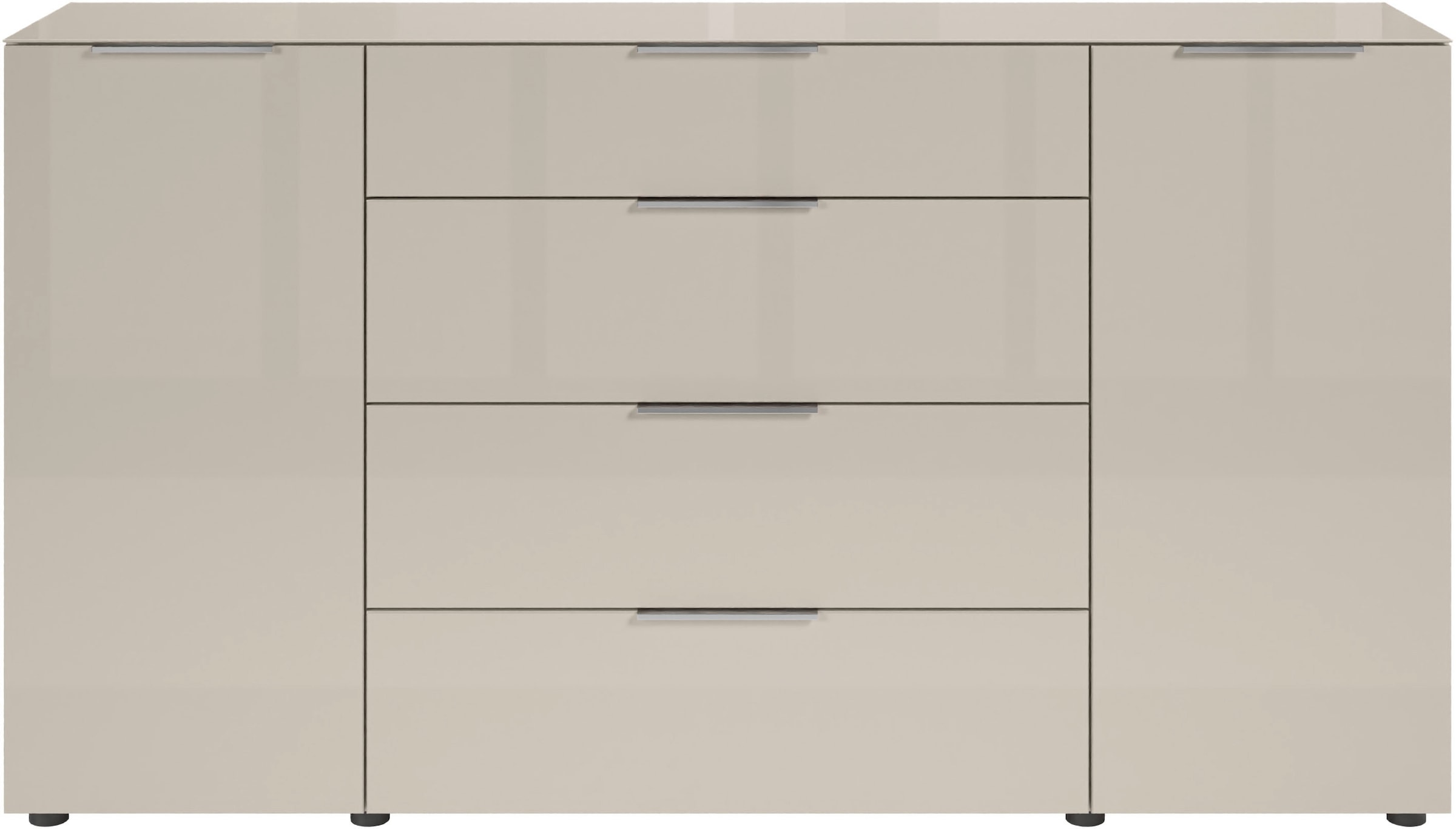 HBZ Kommode »Santorin, BxHxT 180x99x40 cm« 1 Stk. tlg. Breite 180cm, Softclose für Türen und Schubkästen, Melaminbeschichtung