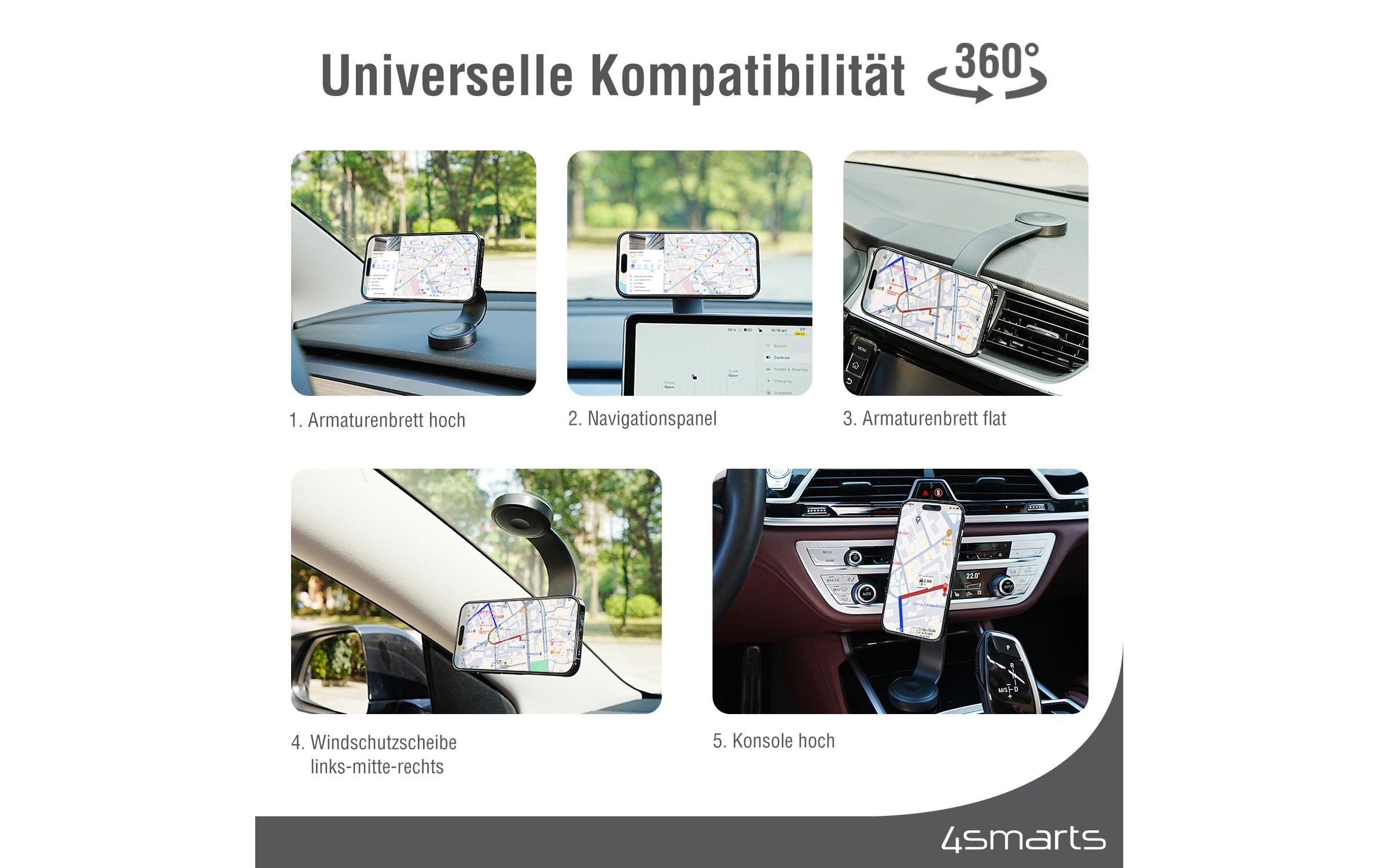 4smarts Support »Qi2 Kfz Schwarz«