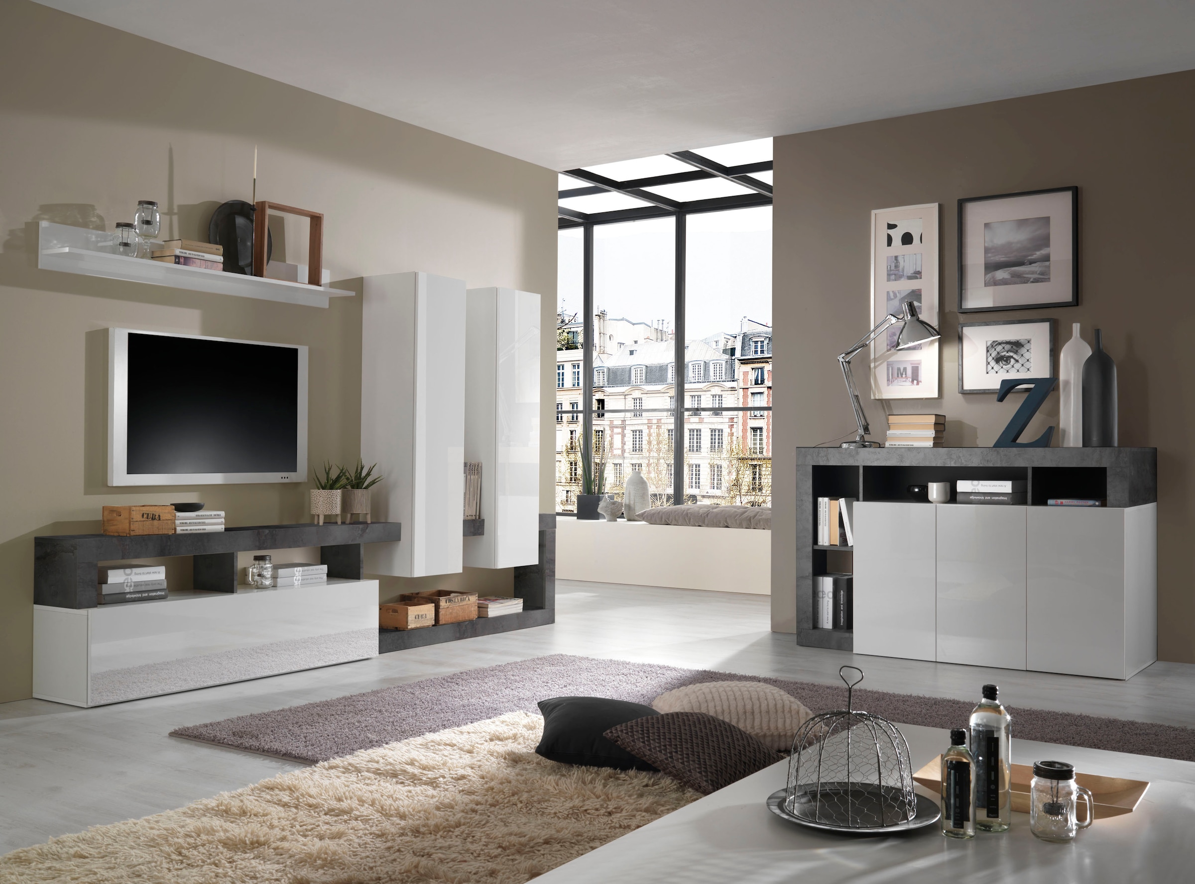 INOSIGN Meuble mural »Hamburg« Set, 4 cuis tlg.