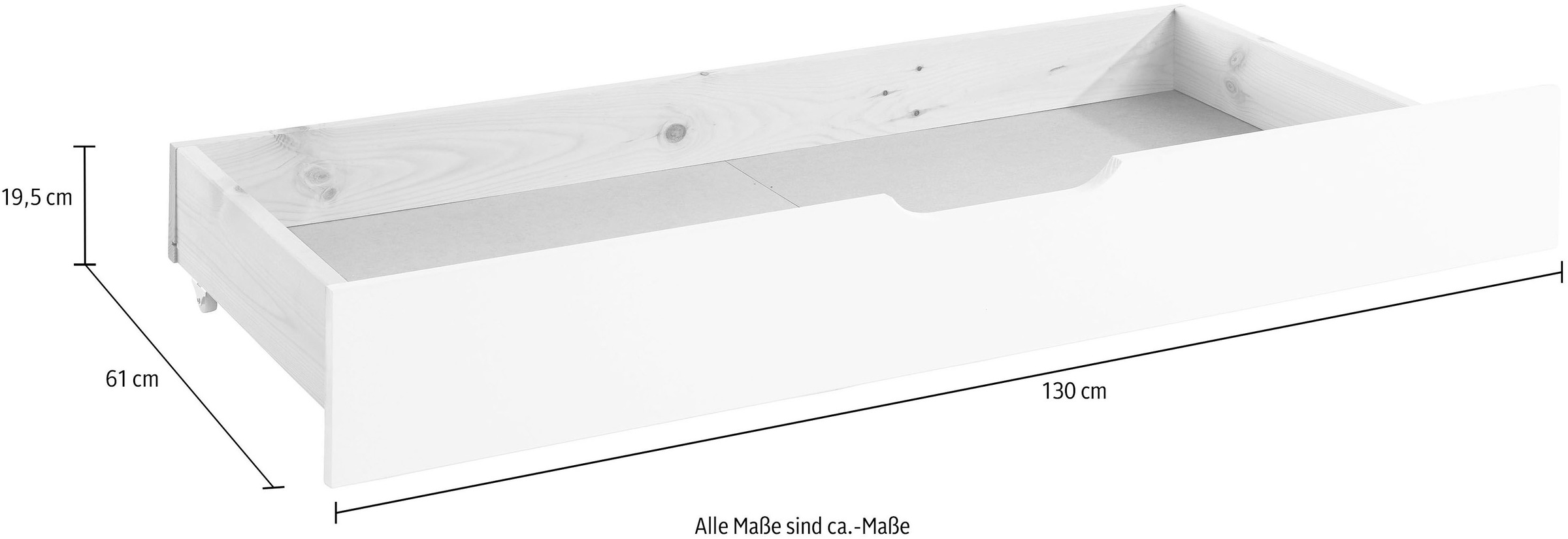 GOODproduct Schubkasten »"LOTTE " passend zum Kinderbett,« zertifiziertes Massivholz