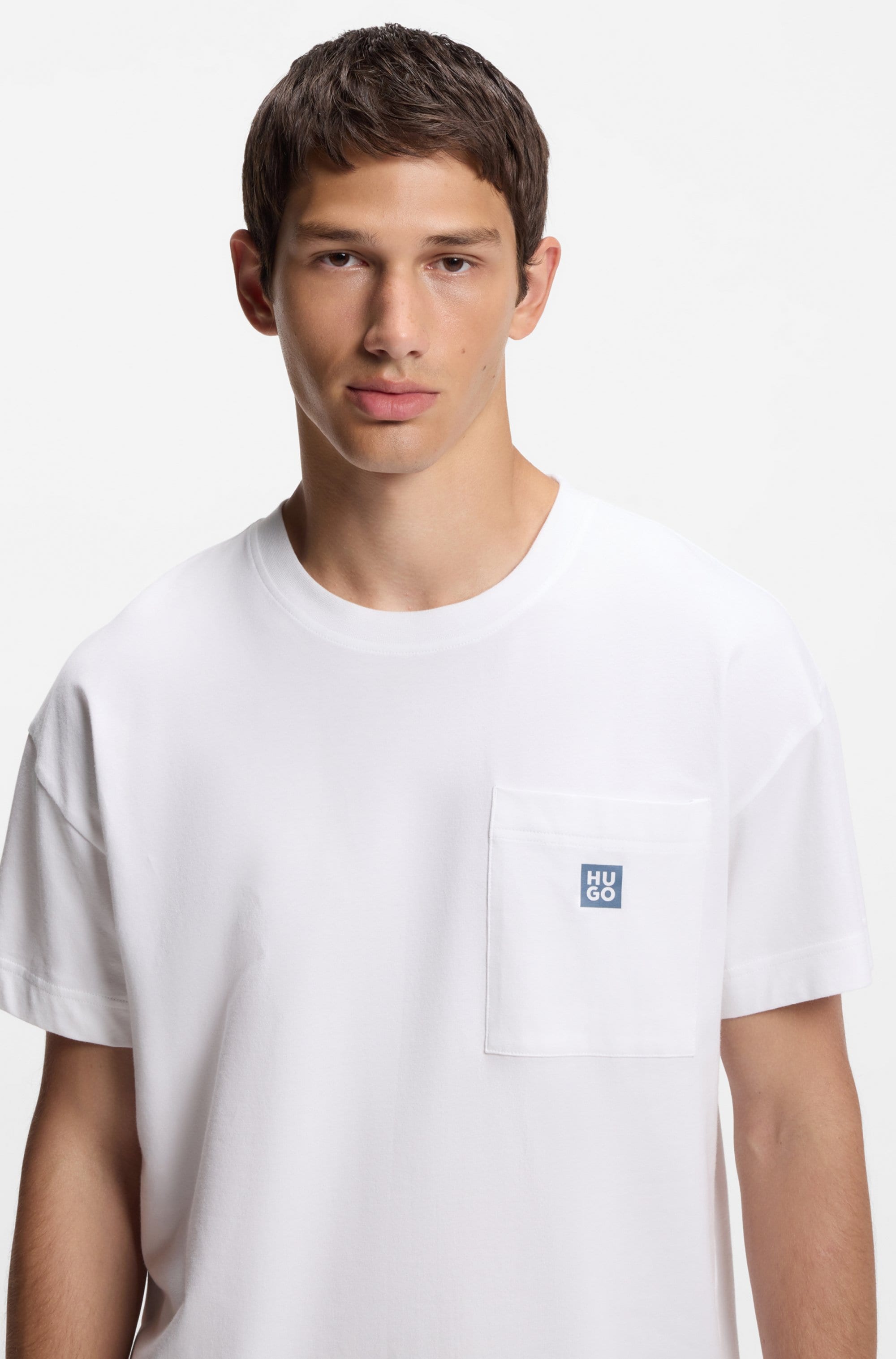 HUGO Underwear Haut de pyjama »Aaron« normale Passform, kleines Logo auf der Brust