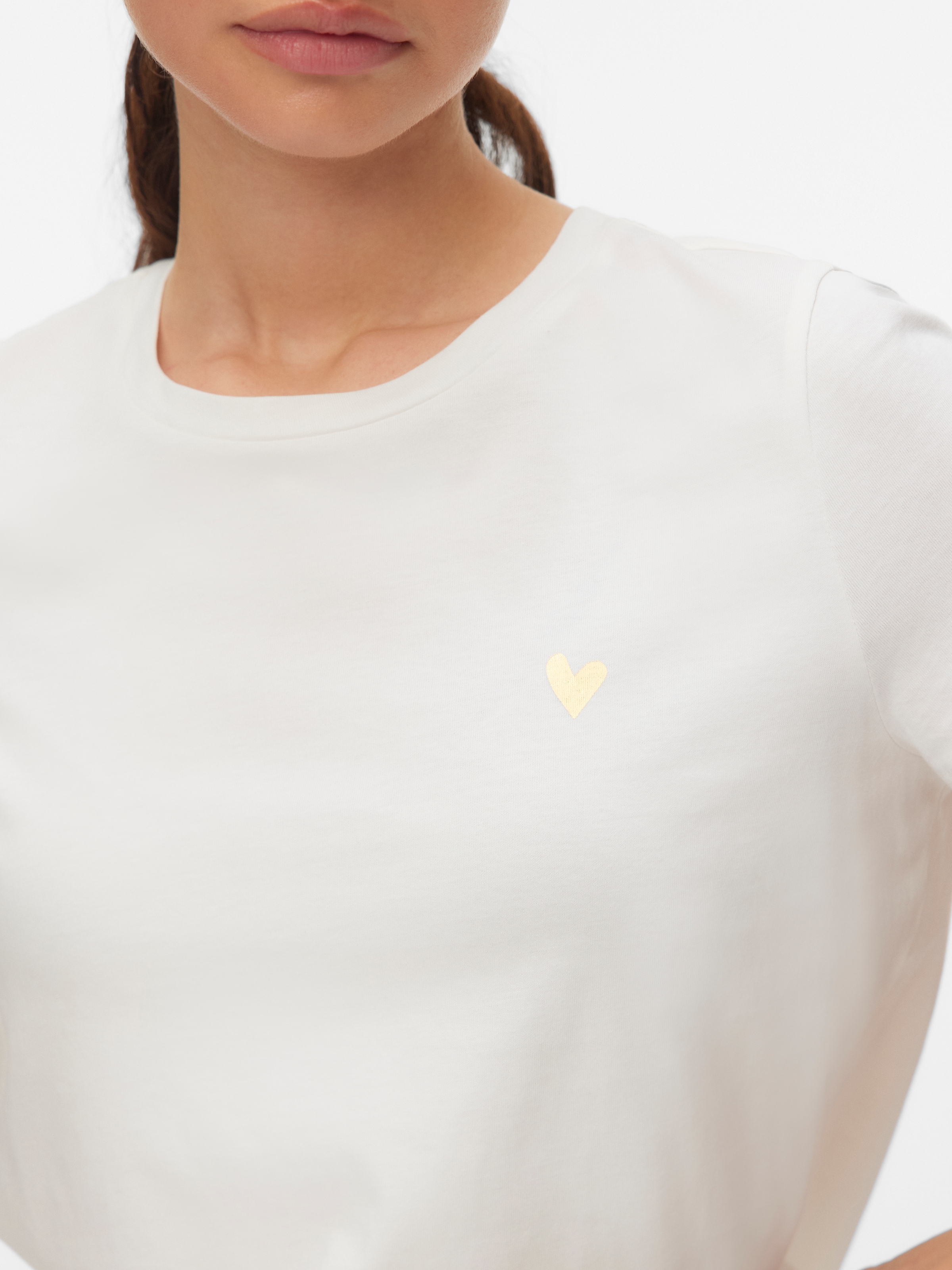 Vero Moda Kurzarmshirt »VMVIVA S/S O-NECK T-SHIRT JRS BTQ GA«