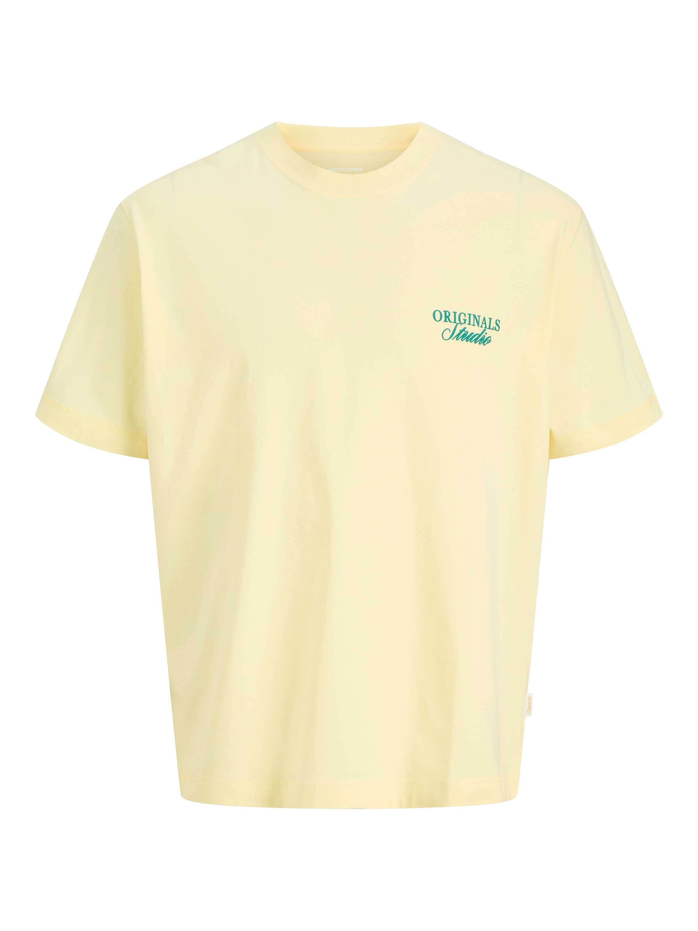 Jack & Jones Shirt à col rond »JORNORREBRO TYPO TEE SS CREW NECK NOOS« coton, coupe décontractée