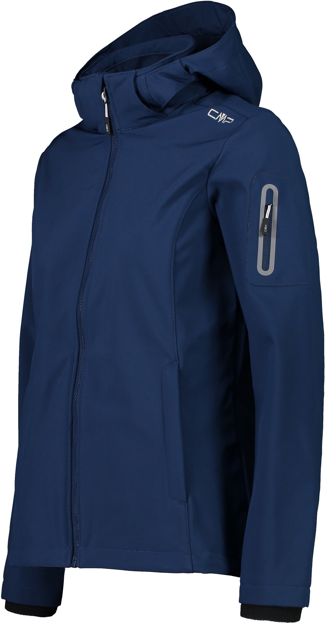 CMP Softshelljacke »WOMAN JACKET ZIP HOOD« mit Kapuze sportlicher Stil, wärmend, wind- und wasserabweisend, Übergangsjacke