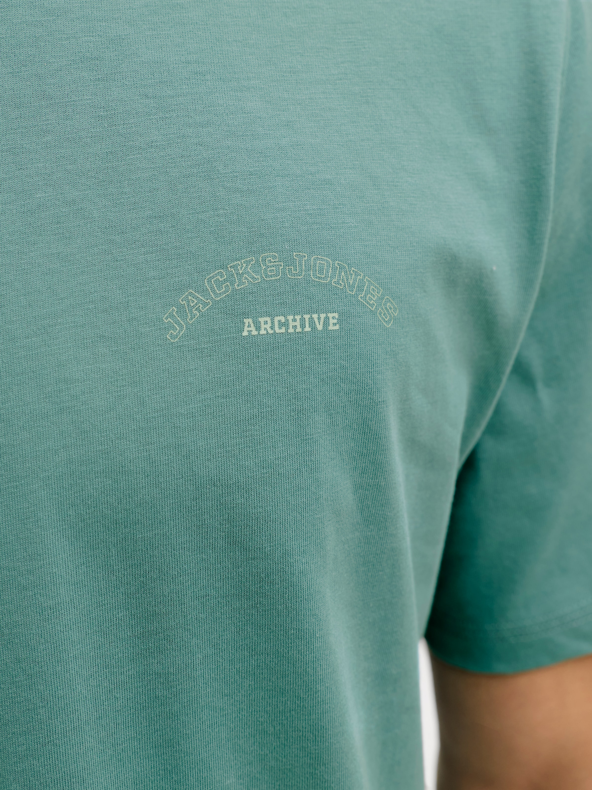 Jack & Jones Shirt à col rond »JJCOLLEGE LOGO TEE SS CREW NECK«