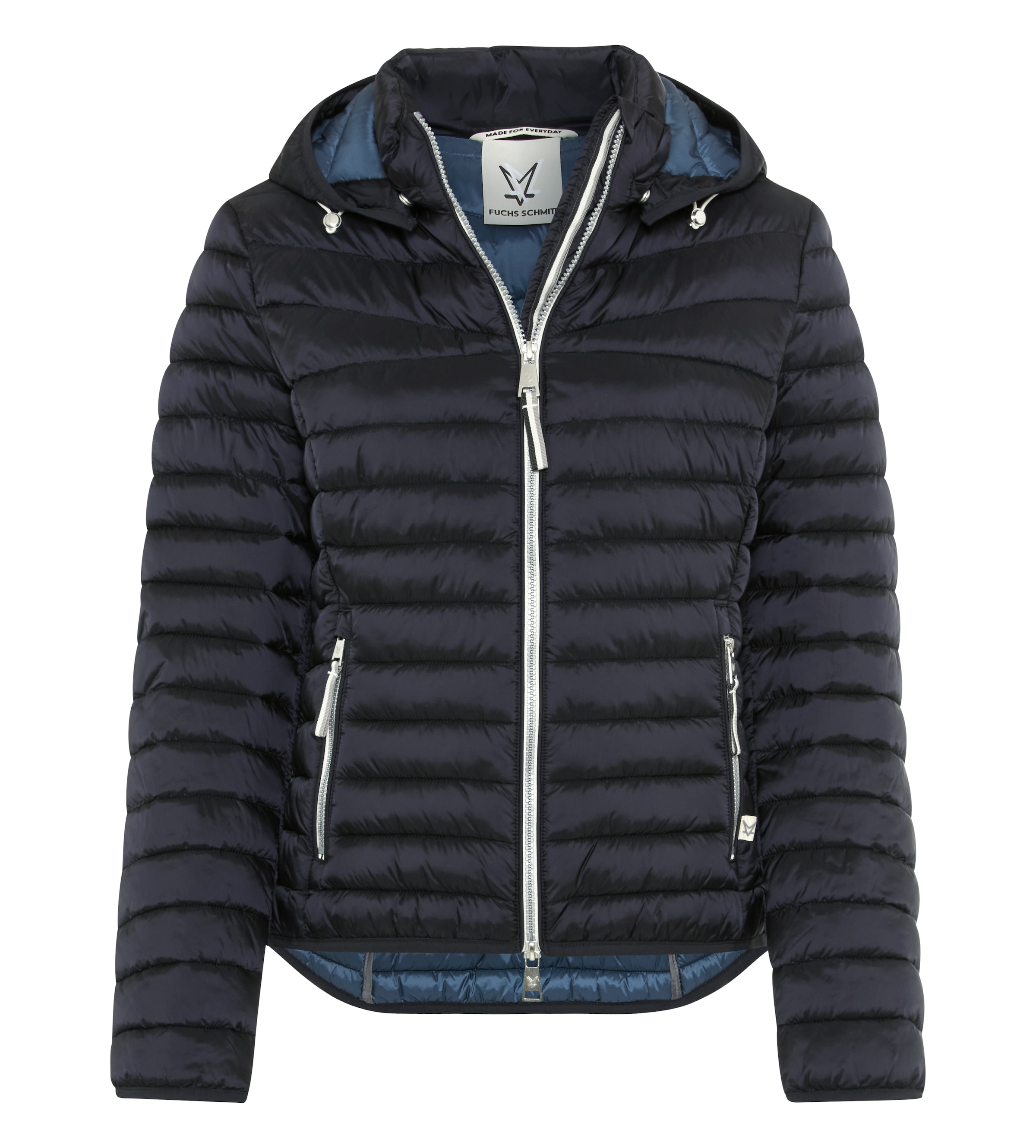 Fuchs Schmitt Steppjacke mit Kapuze abnehmbare Kapuze, Regular Fit, 2-Wegereissverschluss