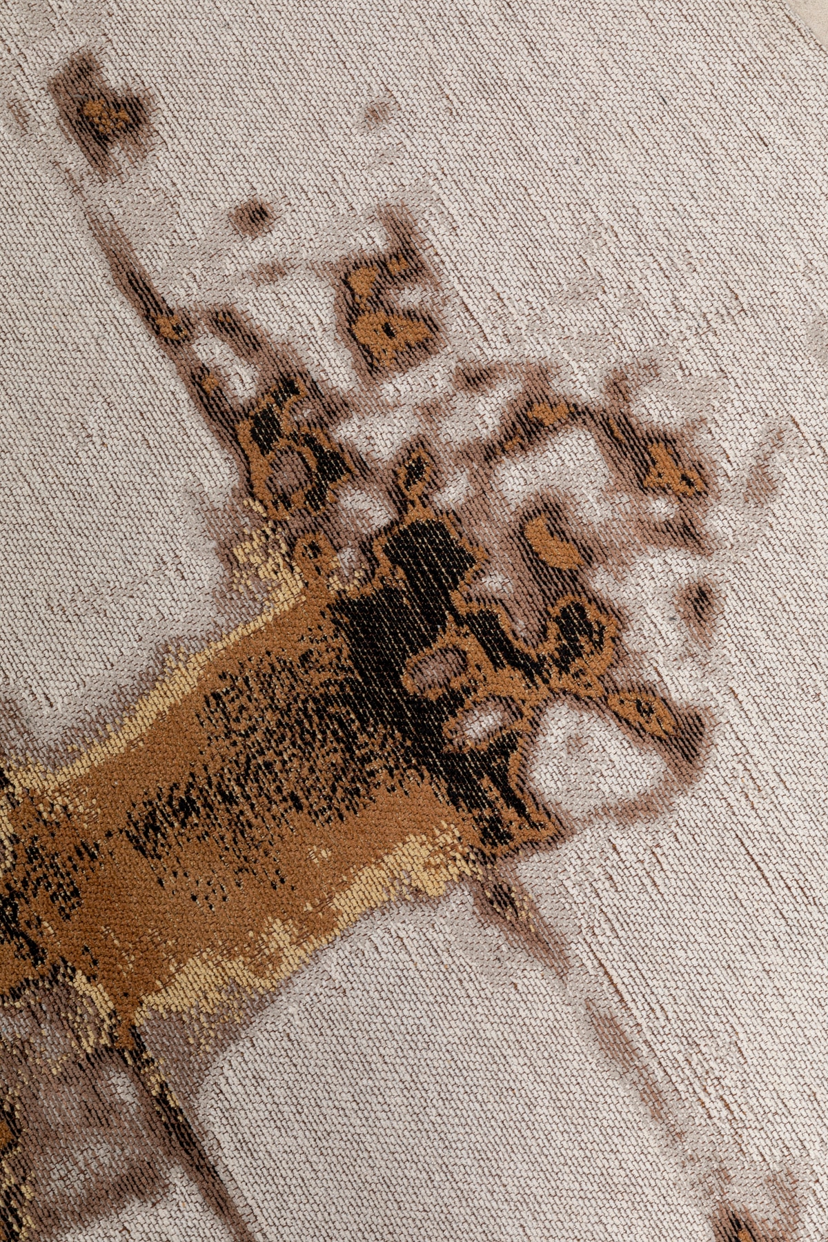 Kare Design Teppich »Abstract Grey Line« rund 1 mm Höhe rechteckig oder rund