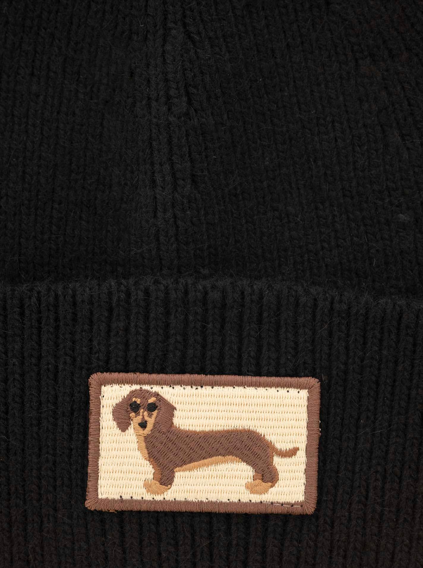 Zwillingsherz Beanie »"Dog Patch"« mit süssem Dackelmotiv und Wollanteil