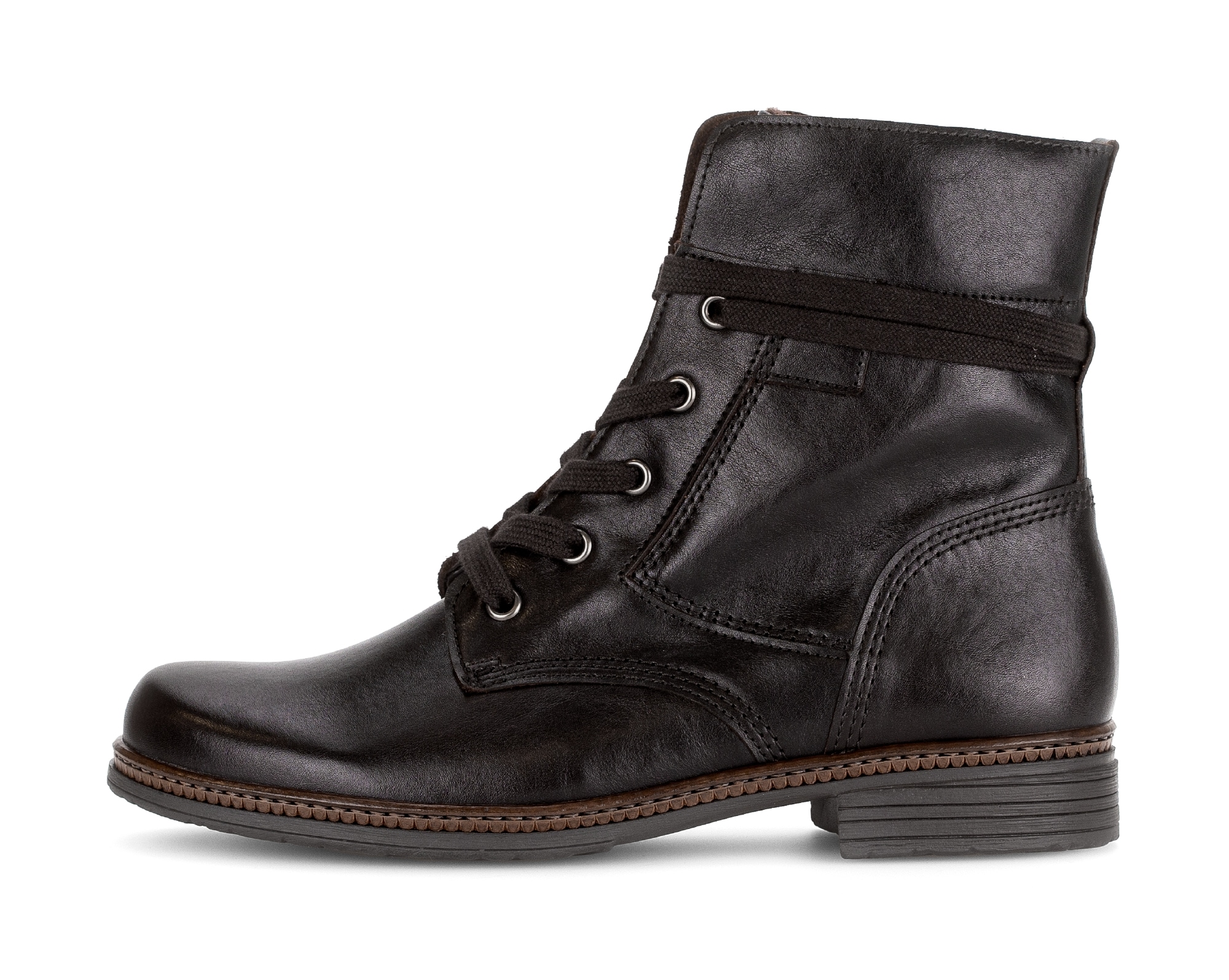Gabor Bottes à lacets  , boots à lacets, chaussure business à talon bloc