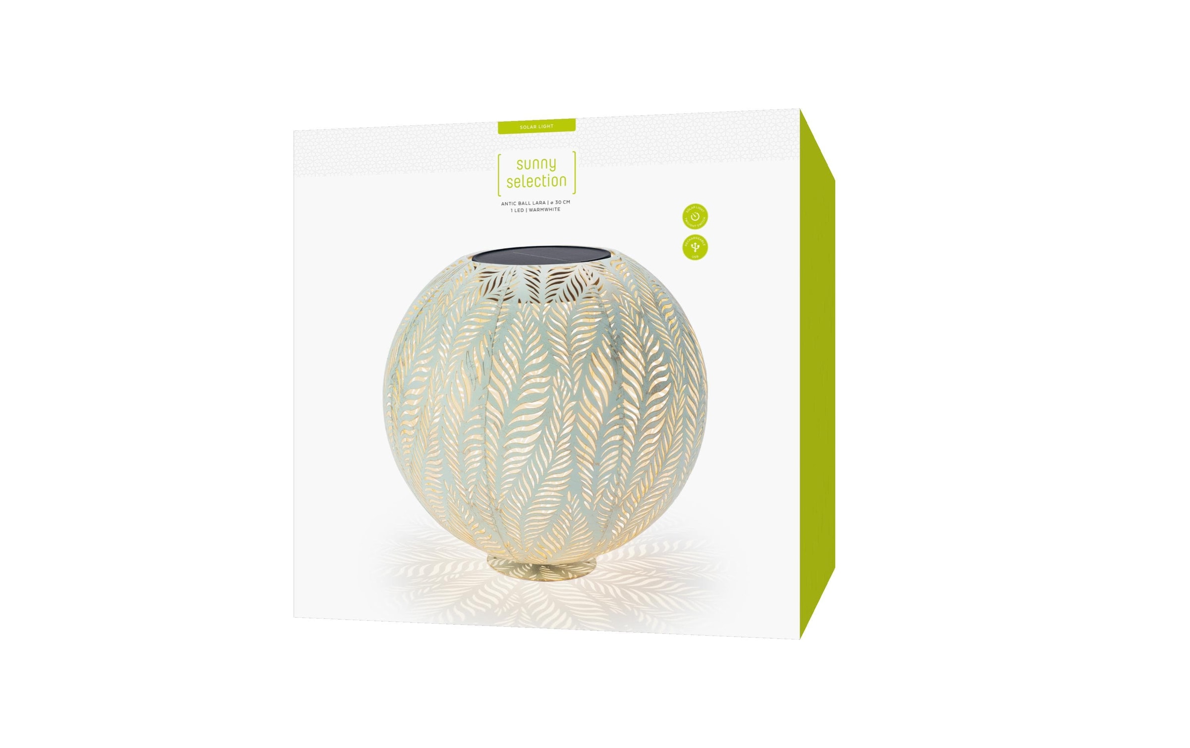 STT LED Gartenleuchte »Lara 30 hellmint« Warmweiss