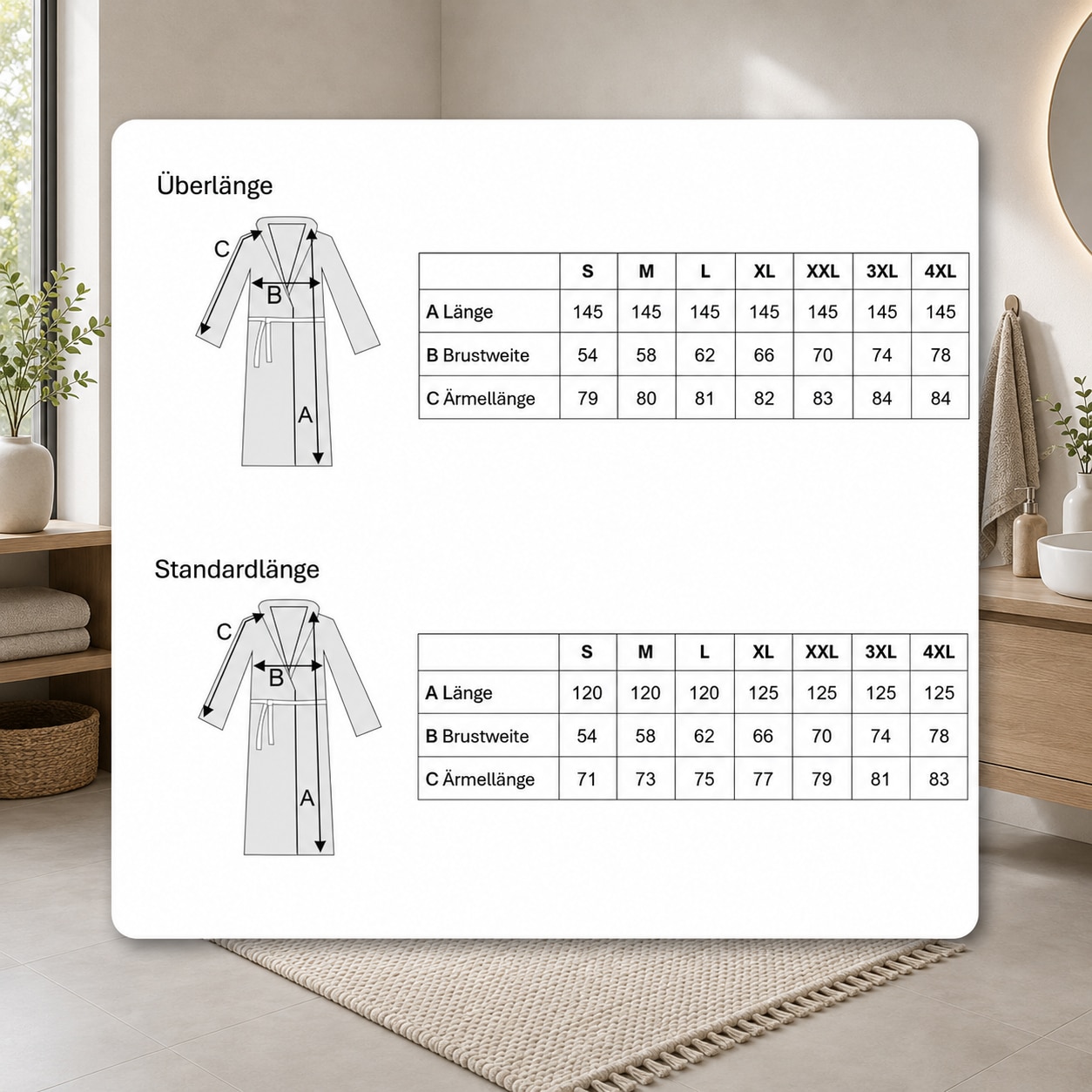 Bruno Banani Peignoir de bain homme »Roy, ideal für Sauna & Spa, Standardlänge & Überlänge« 1 cuis avec bandes contrastées, peignoir, S-3XL, aussi en extra long