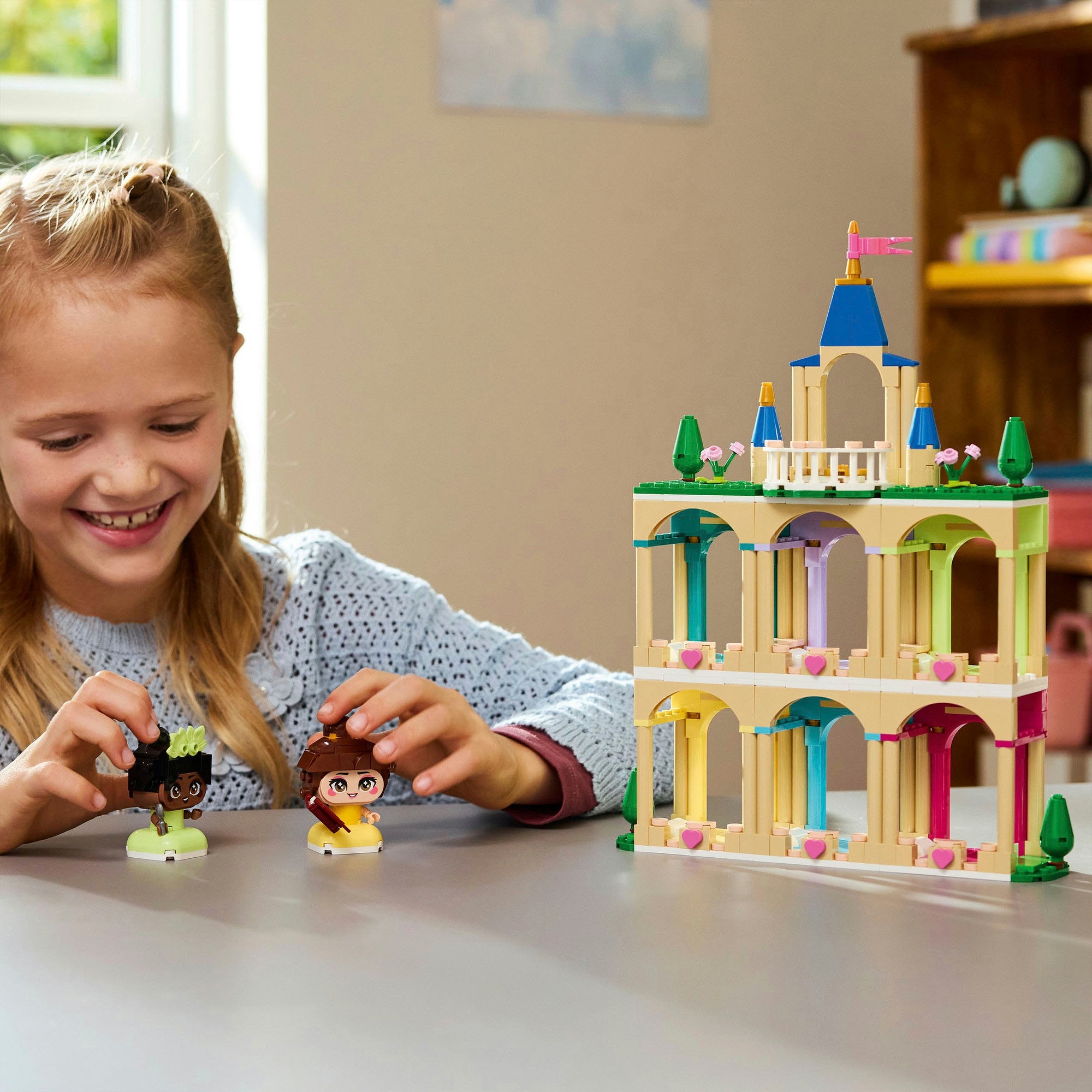 LEGO® Pions de construction »Die Mini-Prinzessinnen Belle und Tiana mit ihrem Schloss (43291)« LEGO Disney Princess; Made in Europe