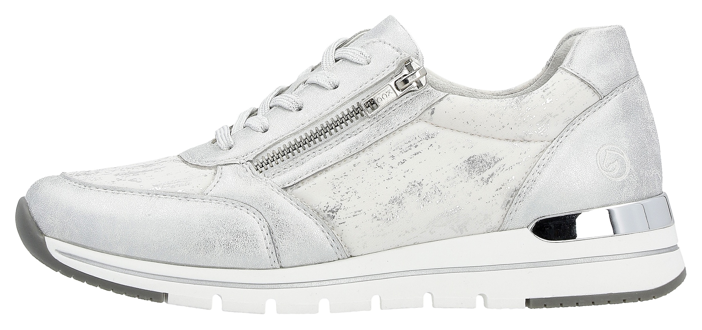 Remonte Keilsneaker  mit seitlichem Reissverschluss, Freizeitschuh, Halbschuh, Schnürschuh